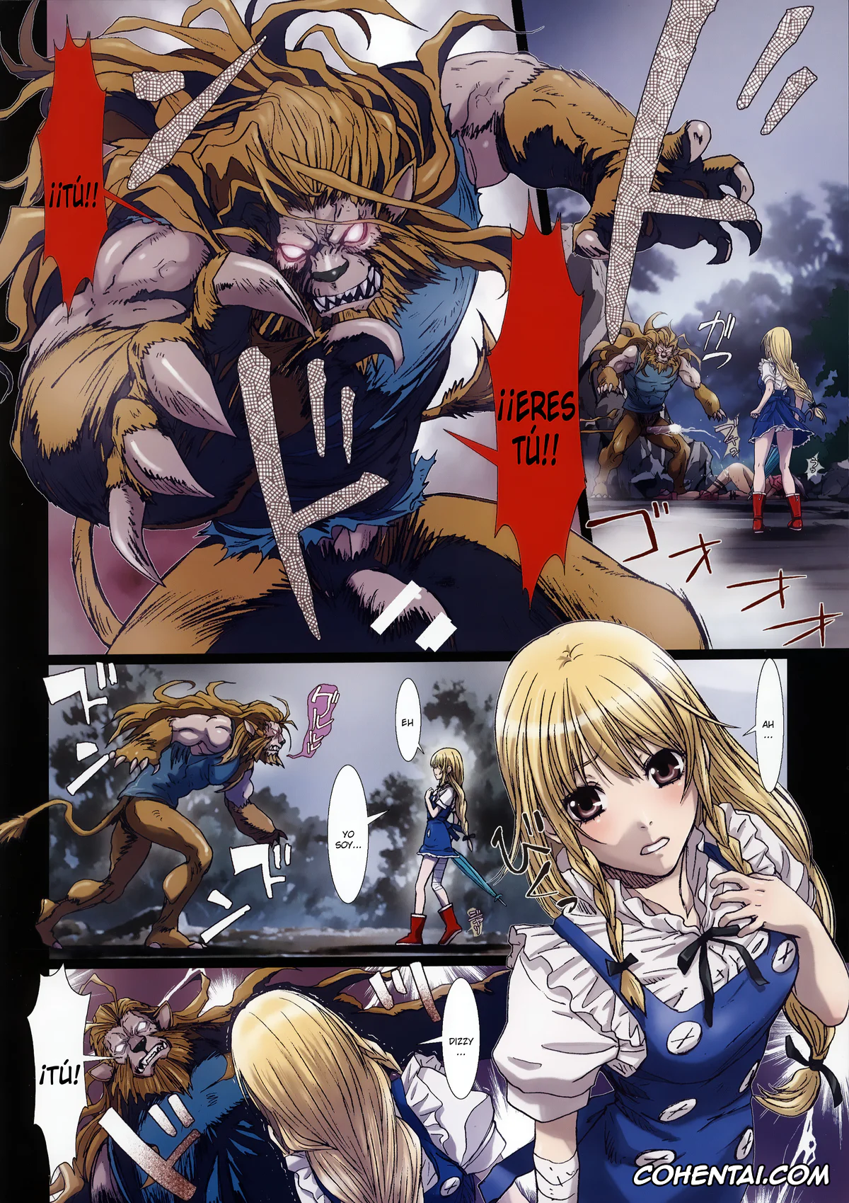 Wizard of Oz porno, Other Zone 4 ~Kemono no Ou-sama~ (Wizard of Oz), pagina 8