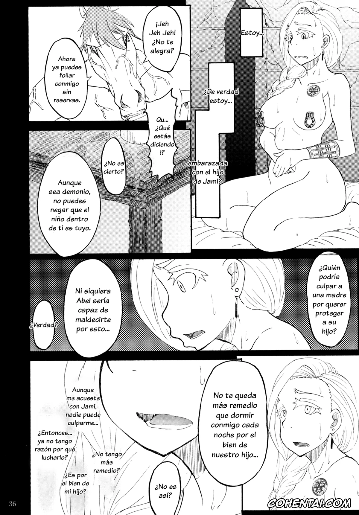 Dragon Quest V porno, Bianca Whitaker porno, Kon The Knight porno, Bianca of Jami (Shuuseiban) (Dragon Quest V), pagina 35