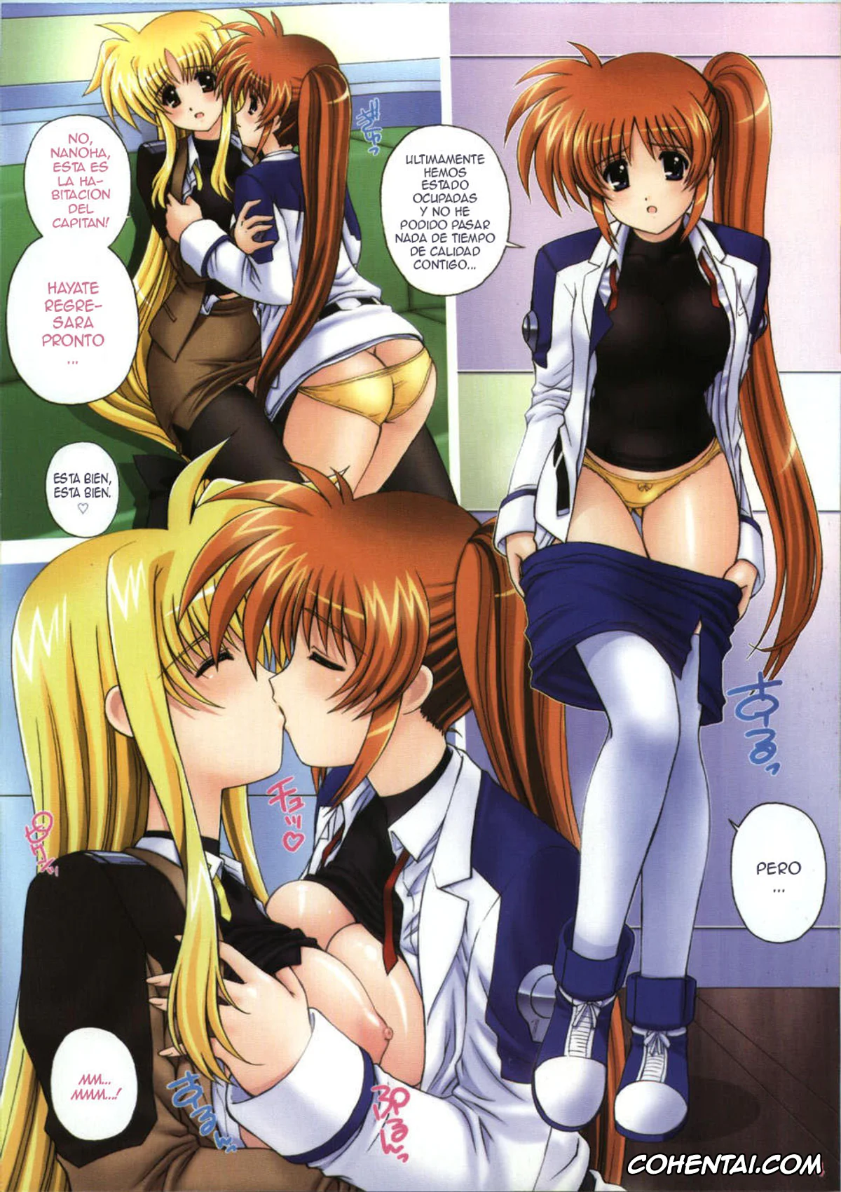 Mahou Shoujo Lyrical Nanoha | Magical Girl Lyrical Nanoha hentai, Fate Testarossa hentai, Nanoha Takamachi hentai, Nineteens NxF (Mahou Shoujo Lyrical Nanoha), pagina 3