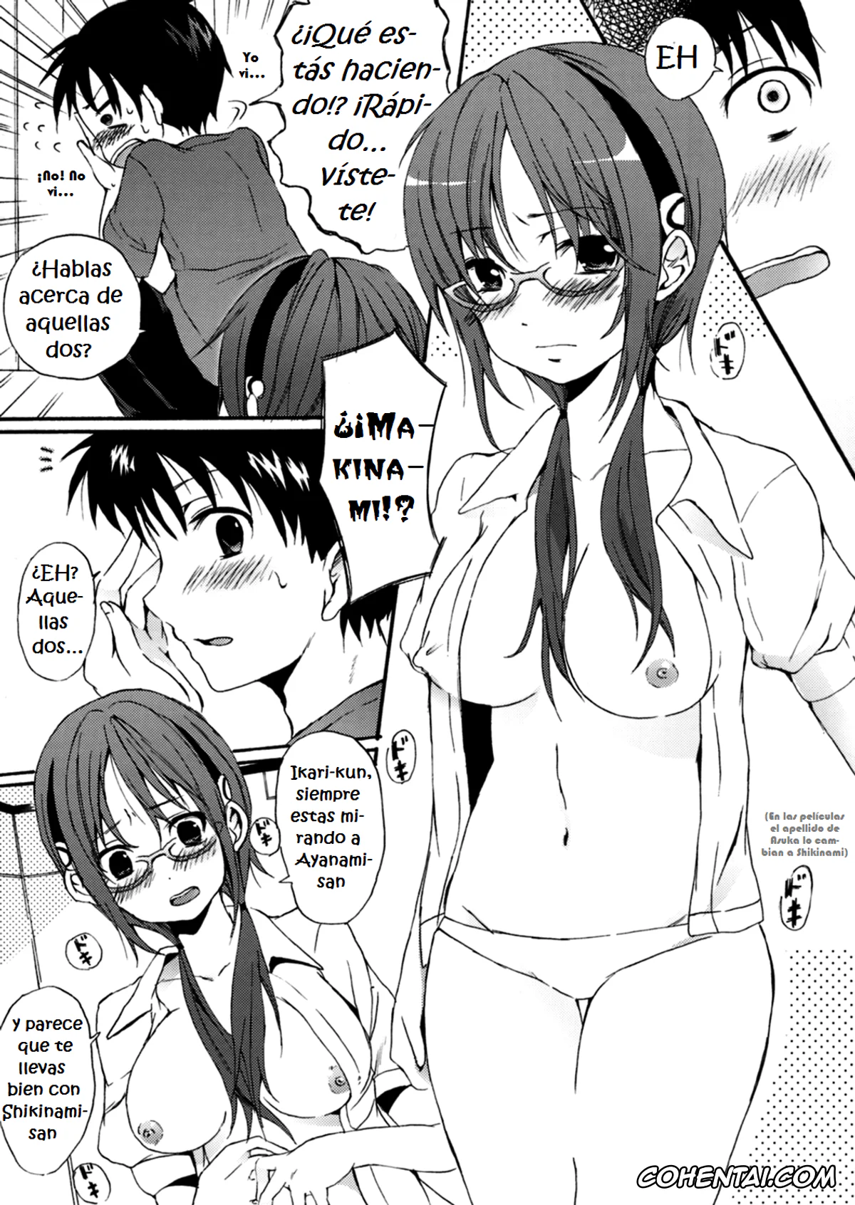 Neon Genesis Evangelion xxx, Asuka Langley Soryu xxx, Mari Illustrious Makinami xxx, Rei Ayanami xxx, Shinji Ikari xxx, Makinami Hokan Keikaku (Neon Genesis Evangelion), pagina 4