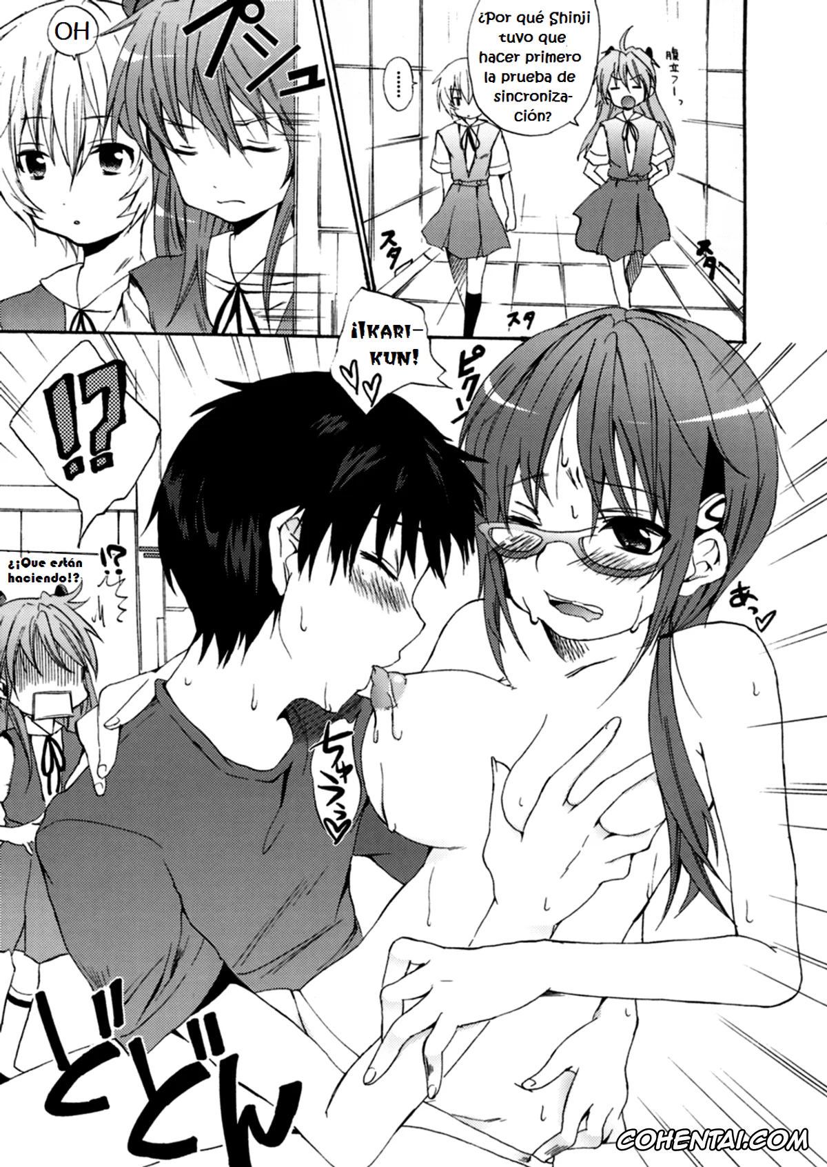 Neon Genesis Evangelion porno, Asuka Langley Soryu porno, Mari Illustrious Makinami porno, Rei Ayanami porno, Shinji Ikari porno, Makinami Hokan Keikaku (Neon Genesis Evangelion), pagina 8