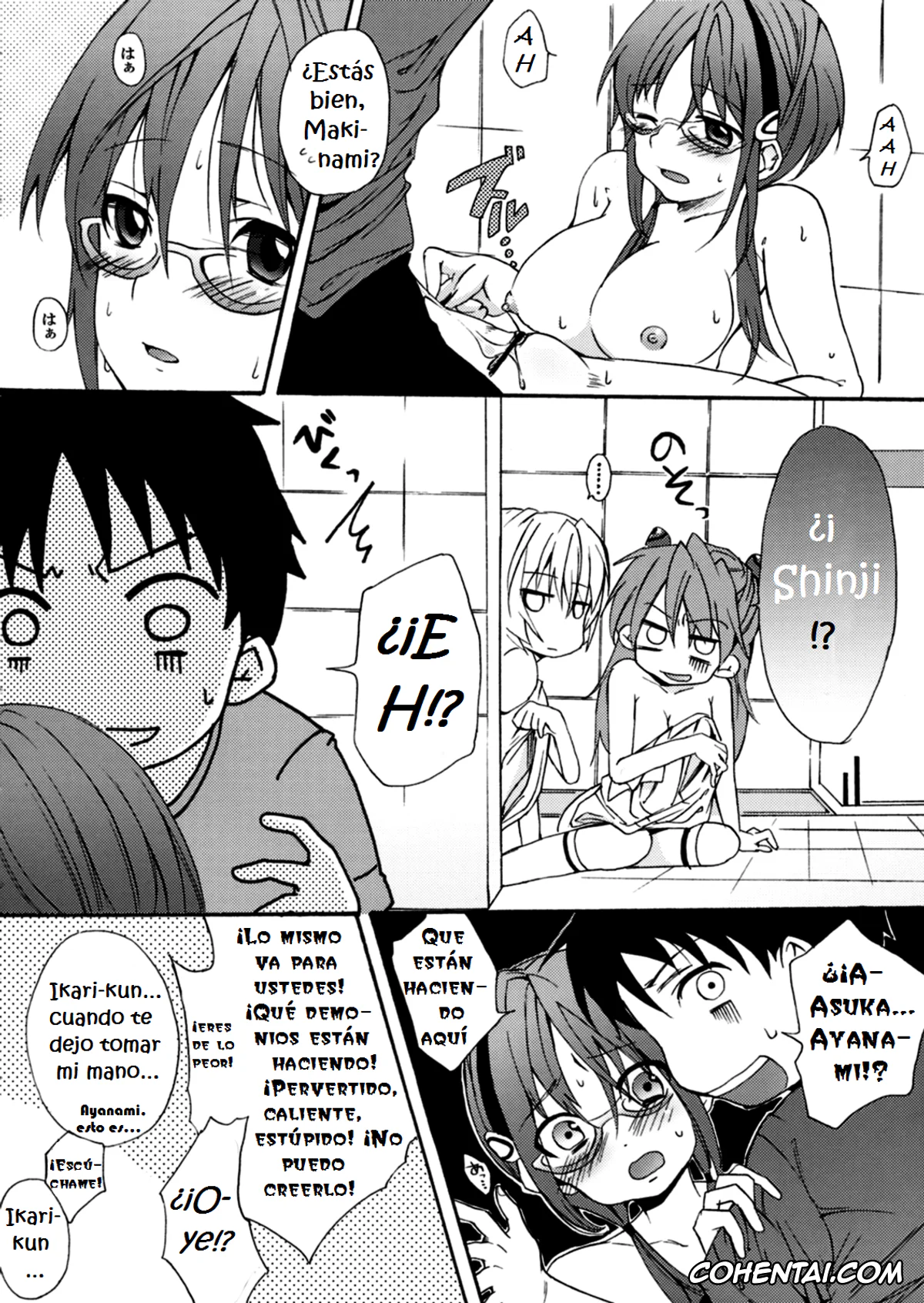 Neon Genesis Evangelion porno, Asuka Langley Soryu porno, Mari Illustrious Makinami porno, Rei Ayanami porno, Shinji Ikari porno, Makinami Hokan Keikaku (Neon Genesis Evangelion), pagina 23