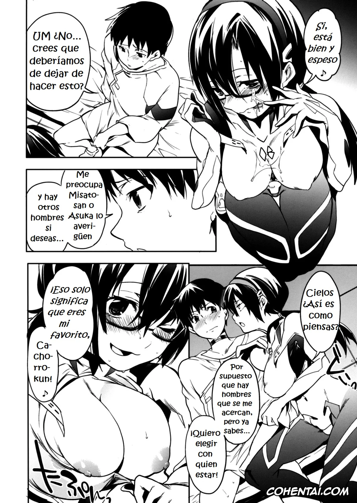 Neon Genesis Evangelion xxx, Asuka Langley Soryu xxx, Mari Illustrious Makinami xxx, Shinji Ikari xxx, Eternal Love (Neon Genesis Evangelion), pagina 7