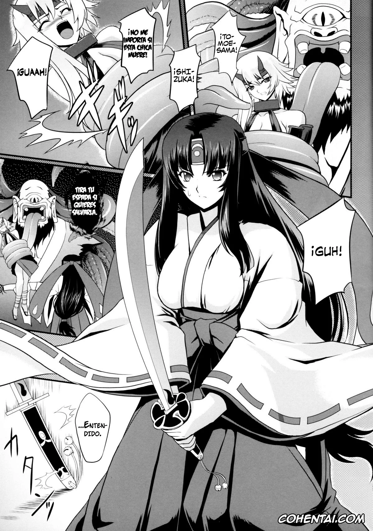 Queen's Blade xxx, Tomoe xxx, Musha Miko Dajoku Emaki (Queen’s Blade), pagina 4