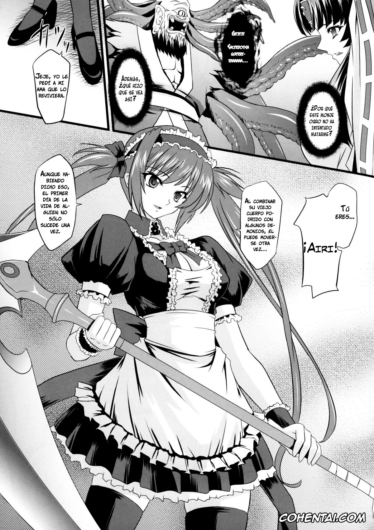 Queen's Blade hentai, Tomoe hentai, Musha Miko Dajoku Emaki (Queen’s Blade), pagina 6