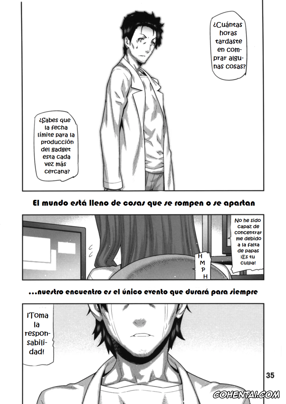 Steins;Gate hentai, Kurisu Makise hentai, Rintarou Okabe | Okarin hentai, FORGET ME NOT (Steins;Gate), pagina 33