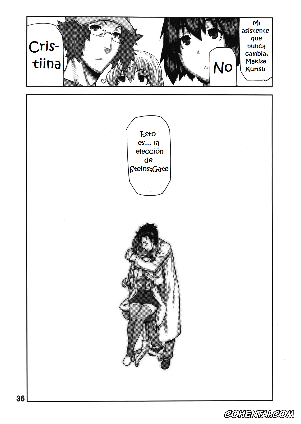 Steins;Gate xxx, Kurisu Makise xxx, Rintarou Okabe | Okarin xxx, FORGET ME NOT (Steins;Gate), pagina 34