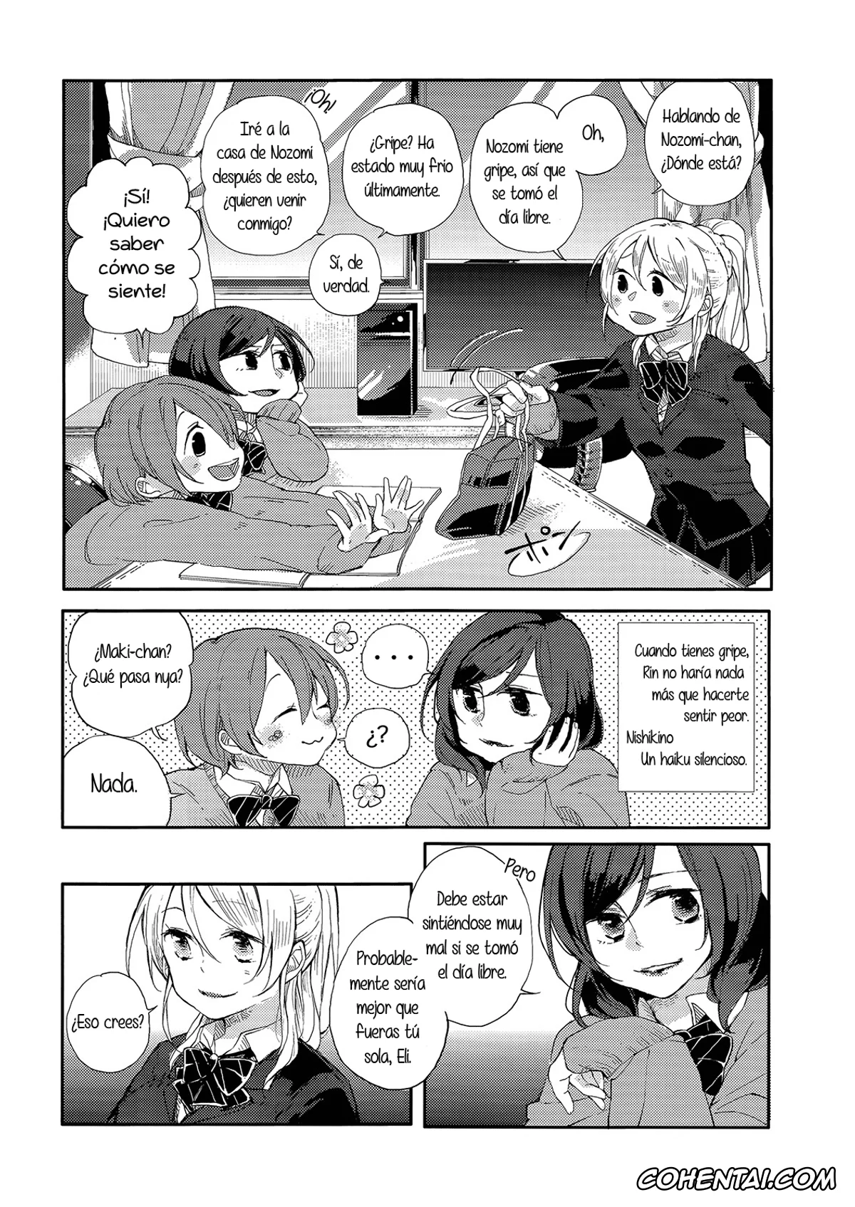 Love Live! xxx, Eli Ayase xxx, Nozomi Tojo xxx, Kaze wa Kimi Iro | The Wind is Coloured with You (Love Live!), pagina 4
