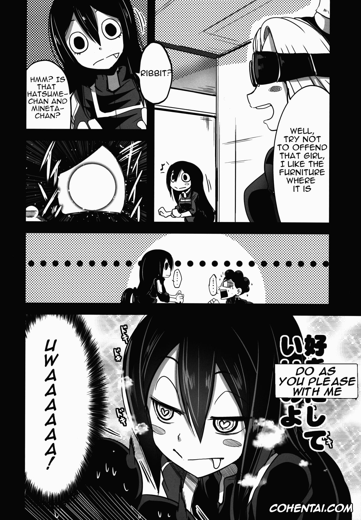 My Hero Academia | Boku No Hero Academia porno, Minoru Mineta porno, Momo Yaoyorozu porno, Tsuyu Asui porno, Yaoyoroppai to Kerokero (Boku no Hero Academia), pagina 8