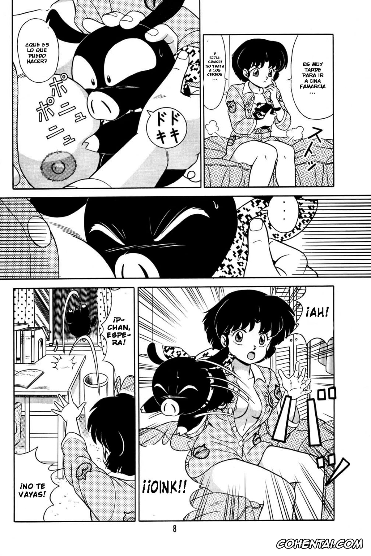 Ranma 1/2 xxx, Akane Tendo xxx, Ranma Saotome xxx, Ryoga Hibiki xxx, Shampoo xxx, Tendou-ke no Musume-tachi Vol. 2 (Ranma 1/2), pagina 7