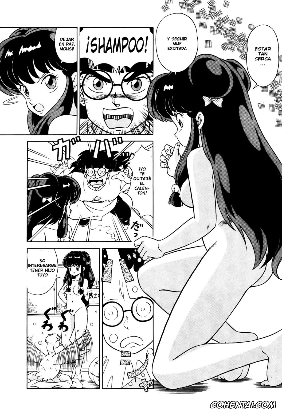 Ranma 1/2 xxx, Akane Tendo xxx, Ranma Saotome xxx, Ryoga Hibiki xxx, Shampoo xxx, Tendou-ke no Musume-tachi Vol. 2 (Ranma 1/2), pagina 34
