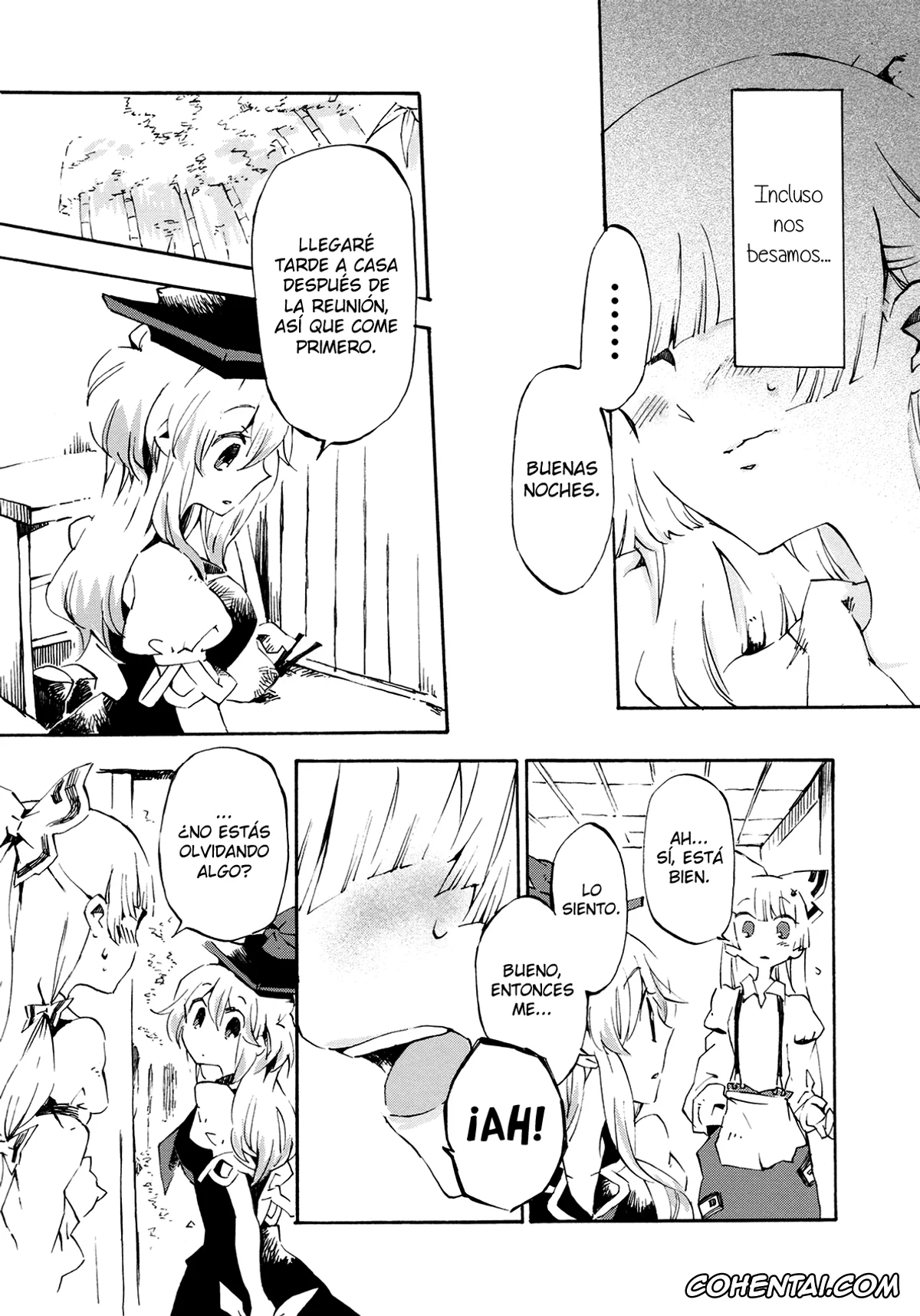 Touhou Project porno, Fujiwara No Mokou porno, Keine Kamishirasawa porno, Yawarakana Pulse (Touhou Project), pagina 8