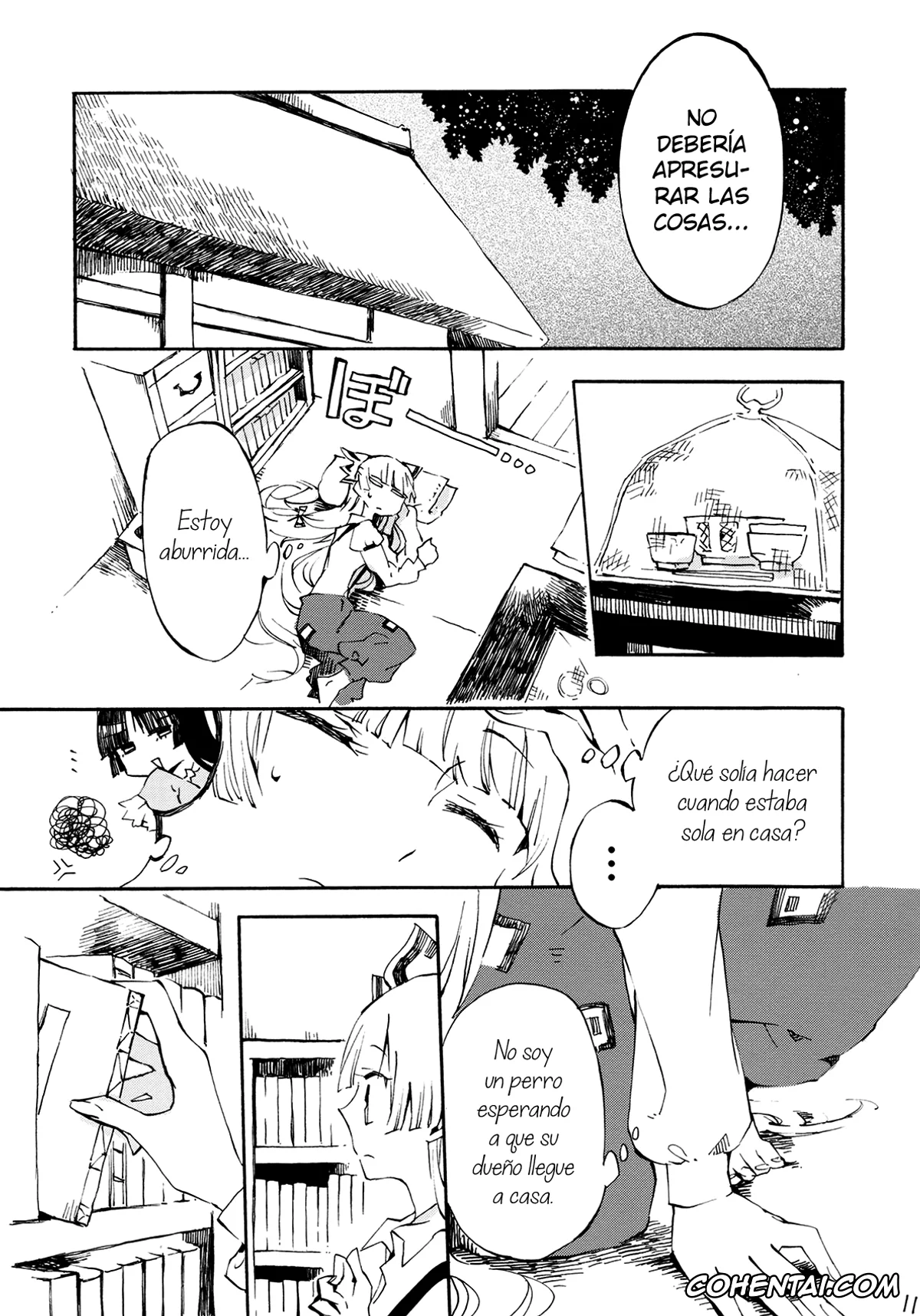 Touhou Project porno, Fujiwara No Mokou porno, Keine Kamishirasawa porno, Yawarakana Pulse (Touhou Project), pagina 11