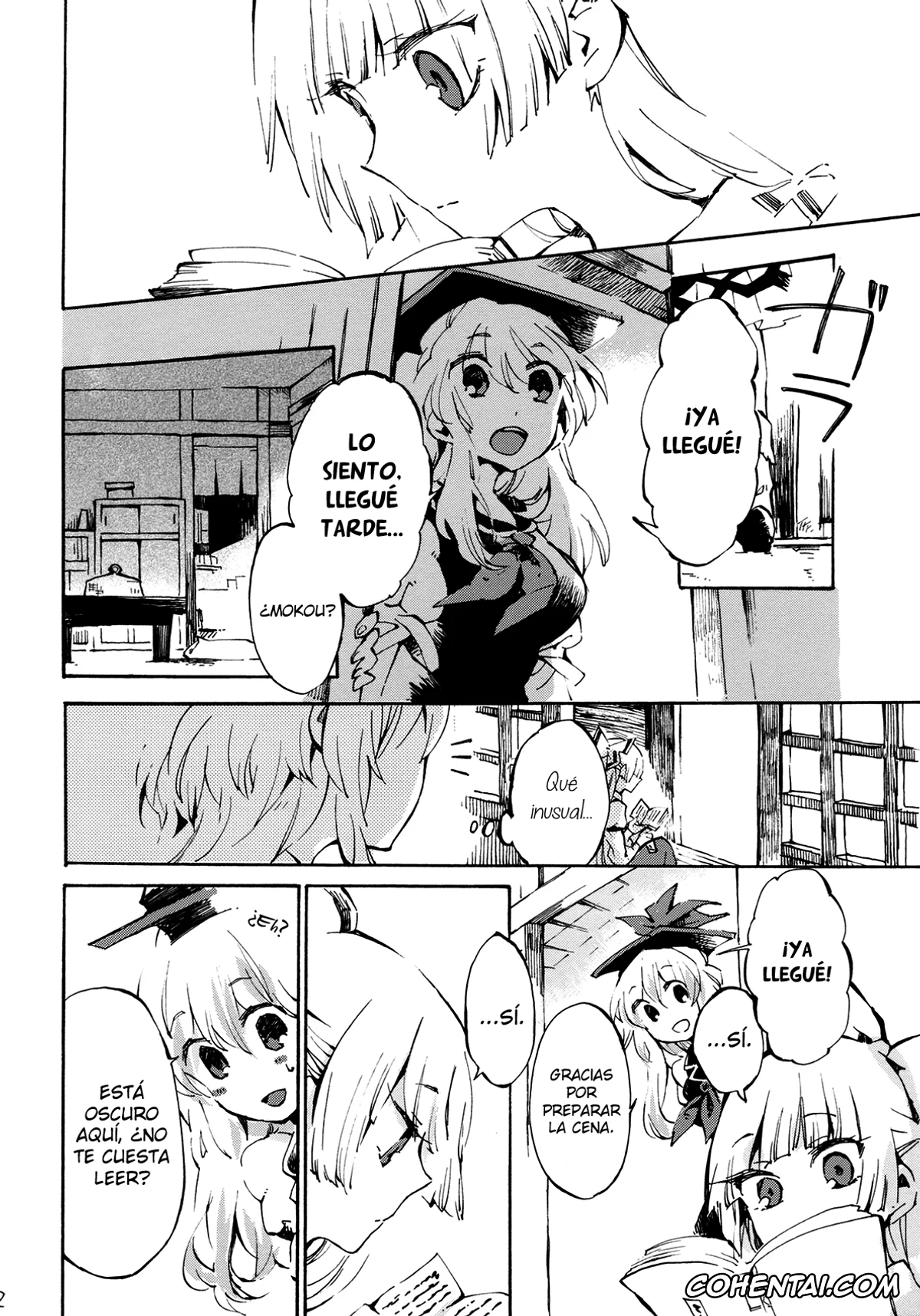 Touhou Project hentai, Fujiwara No Mokou hentai, Keine Kamishirasawa hentai, Yawarakana Pulse (Touhou Project), pagina 12
