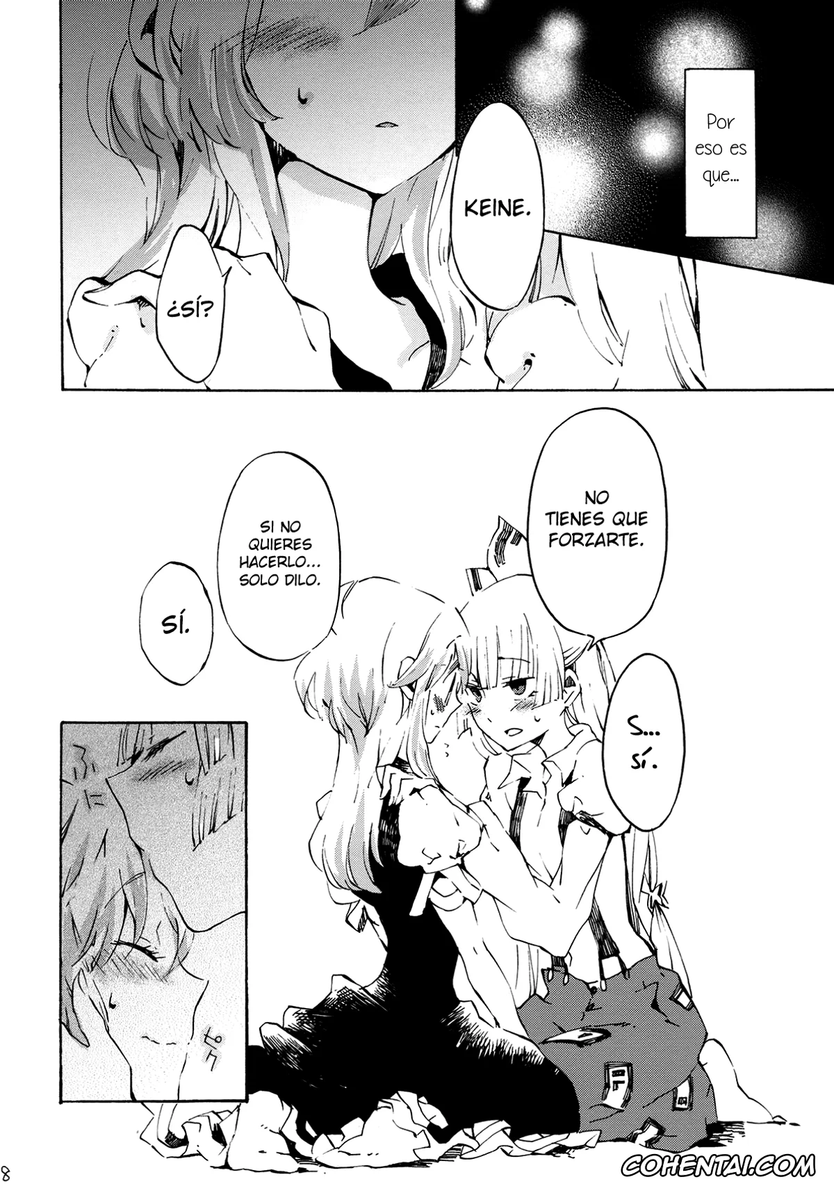 Touhou Project hentai, Fujiwara No Mokou hentai, Keine Kamishirasawa hentai, Yawarakana Pulse (Touhou Project), pagina 18