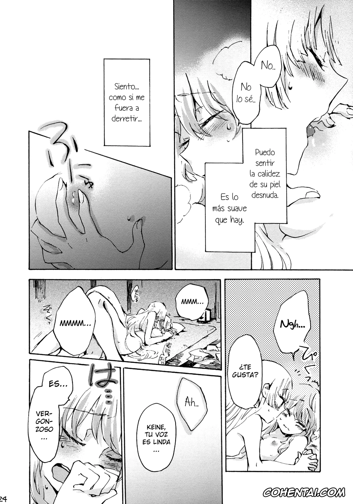Touhou Project hentai, Fujiwara No Mokou hentai, Keine Kamishirasawa hentai, Yawarakana Pulse (Touhou Project), pagina 24