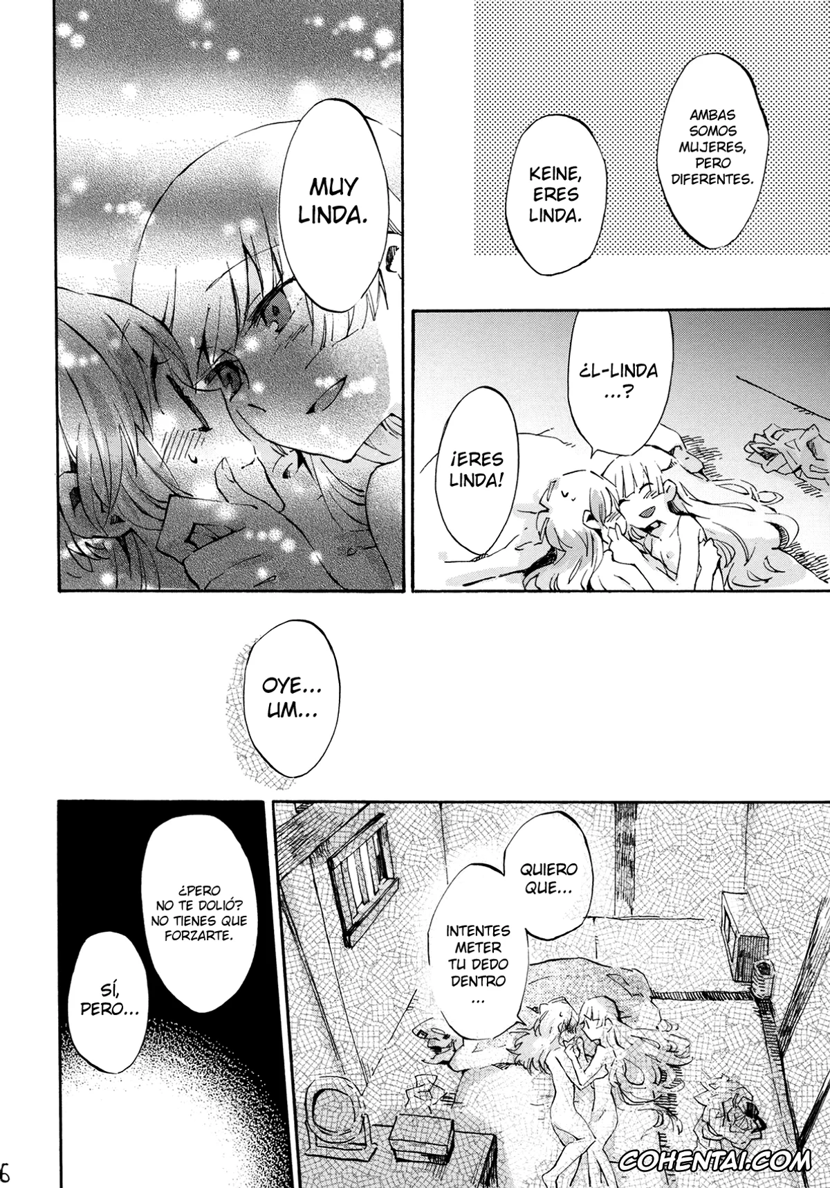 Touhou Project hentai, Fujiwara No Mokou hentai, Keine Kamishirasawa hentai, Yawarakana Pulse (Touhou Project), pagina 36