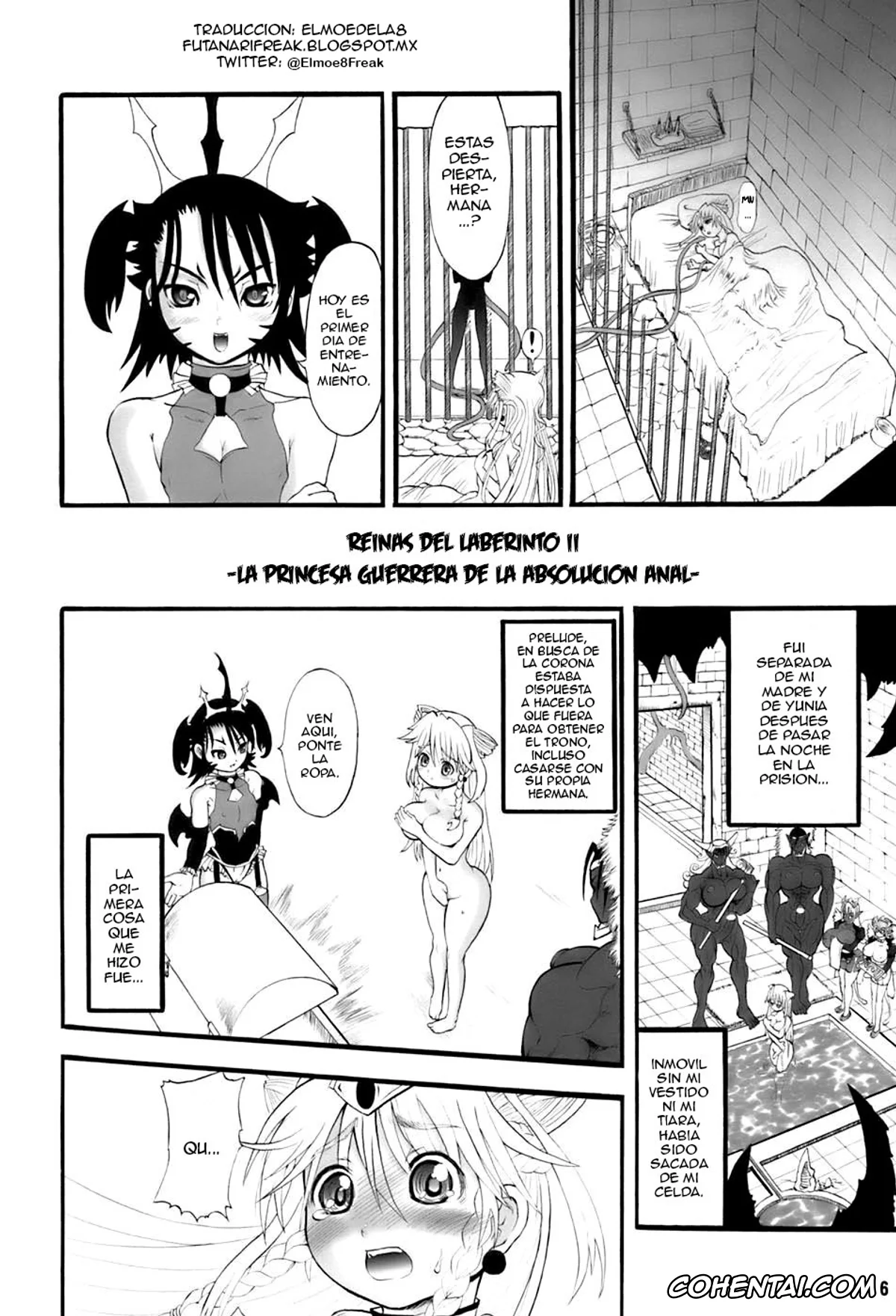Original hentai, TGWOA 20 – Futari no Meikyuu Oujo II, pagina 6