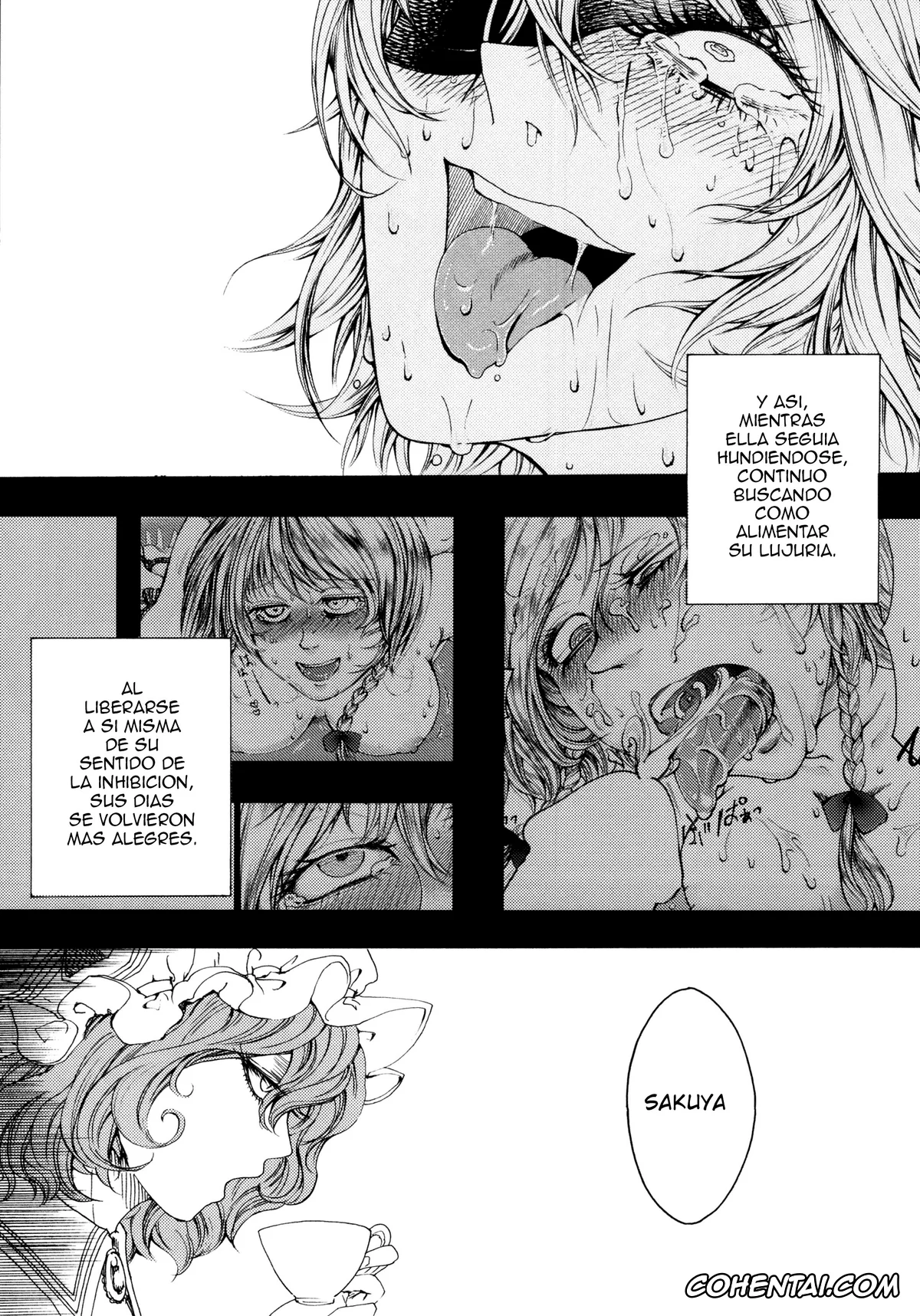 Touhou Project porno, Sakuya Izayoi porno, Sakuya Yokubou Gyakuten (Touhou Project), pagina 11