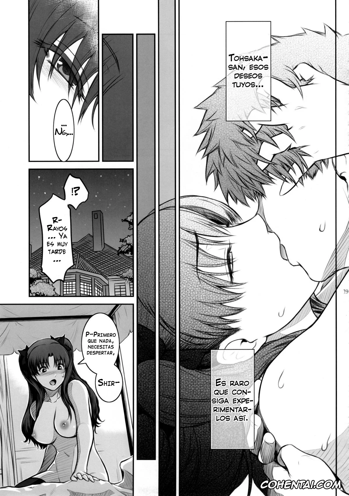 Fate/stay night xxx, Rin Tosaka xxx, Shirou Emiya xxx, Unusual Bedtime Working (Fate/stay night), pagina 19