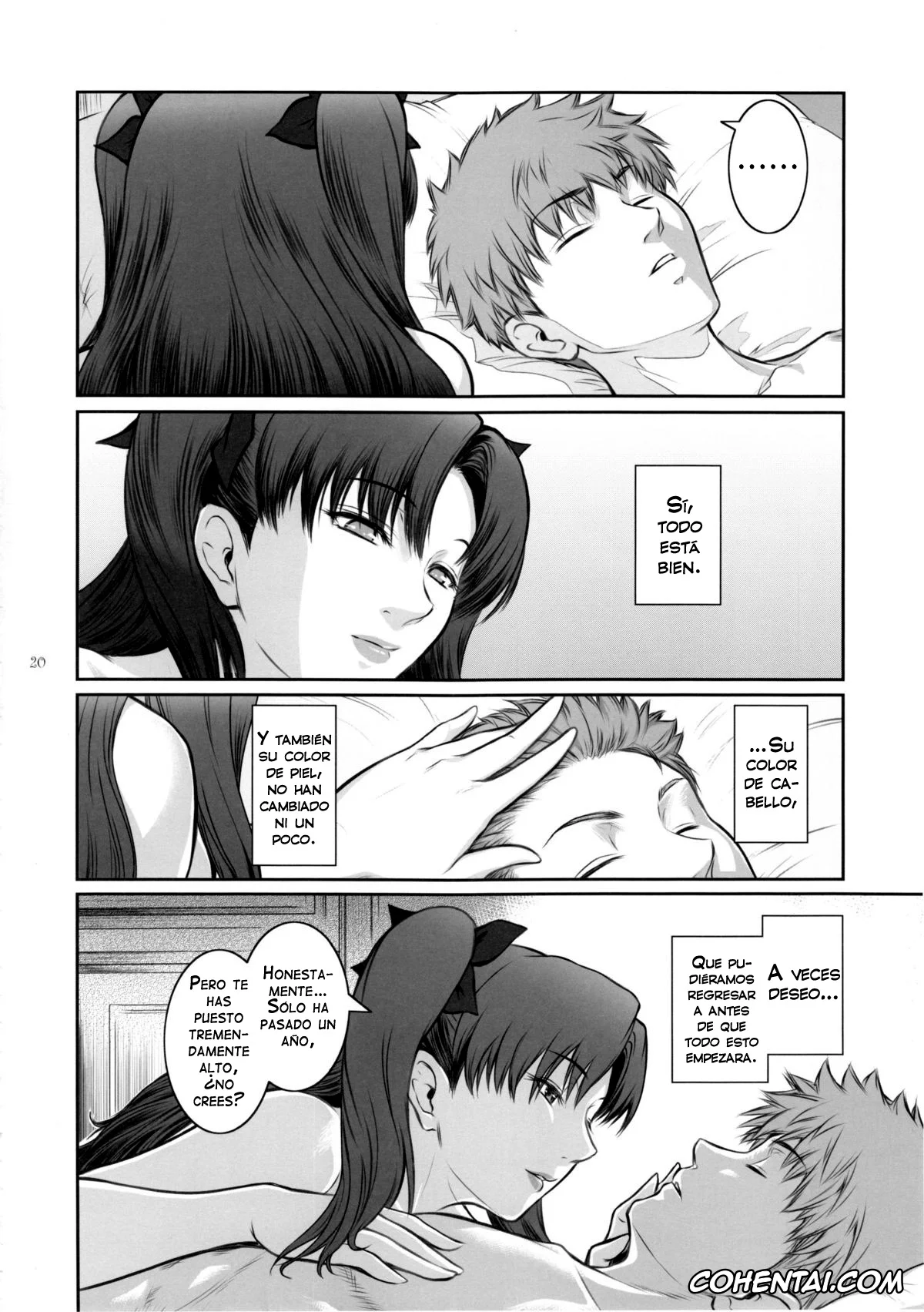 Fate/stay night porno, Rin Tosaka porno, Shirou Emiya porno, Unusual Bedtime Working (Fate/stay night), pagina 20