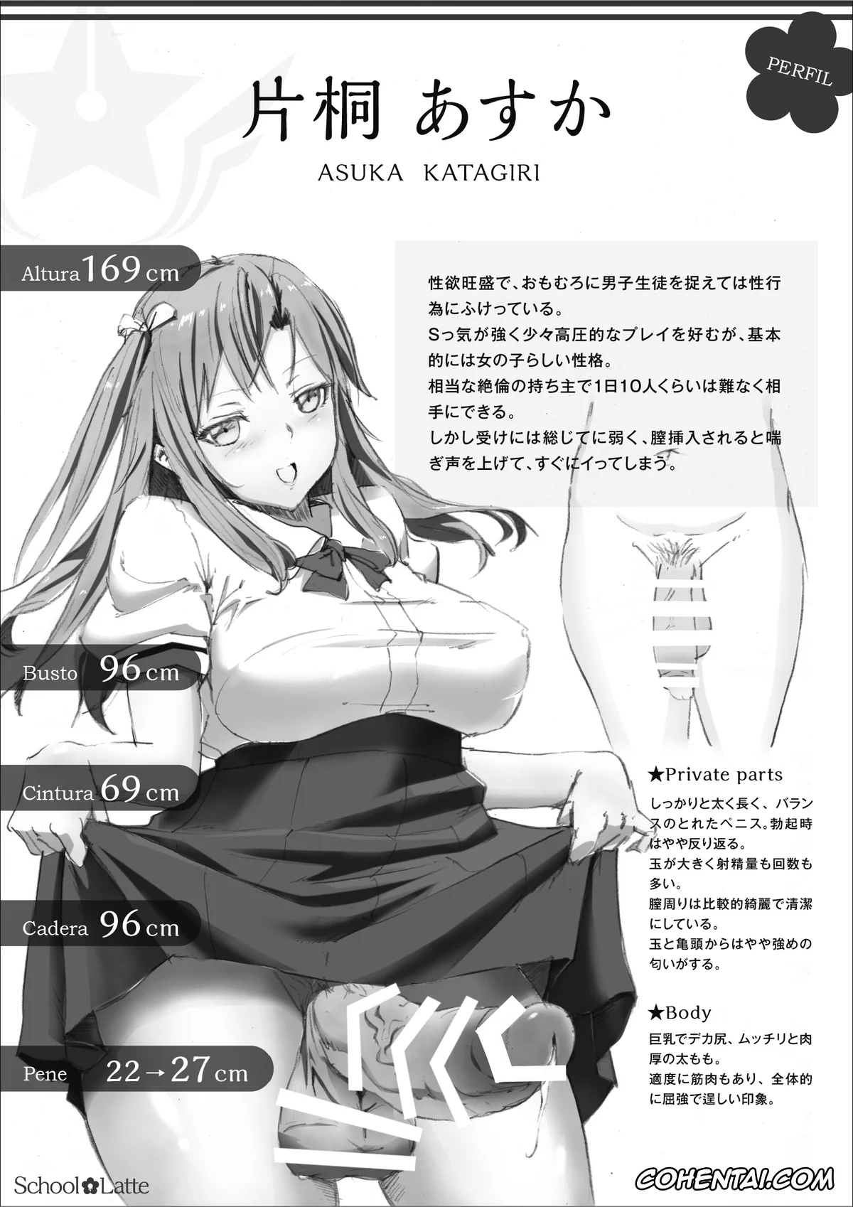 Original hentai, School Latte, pagina 3