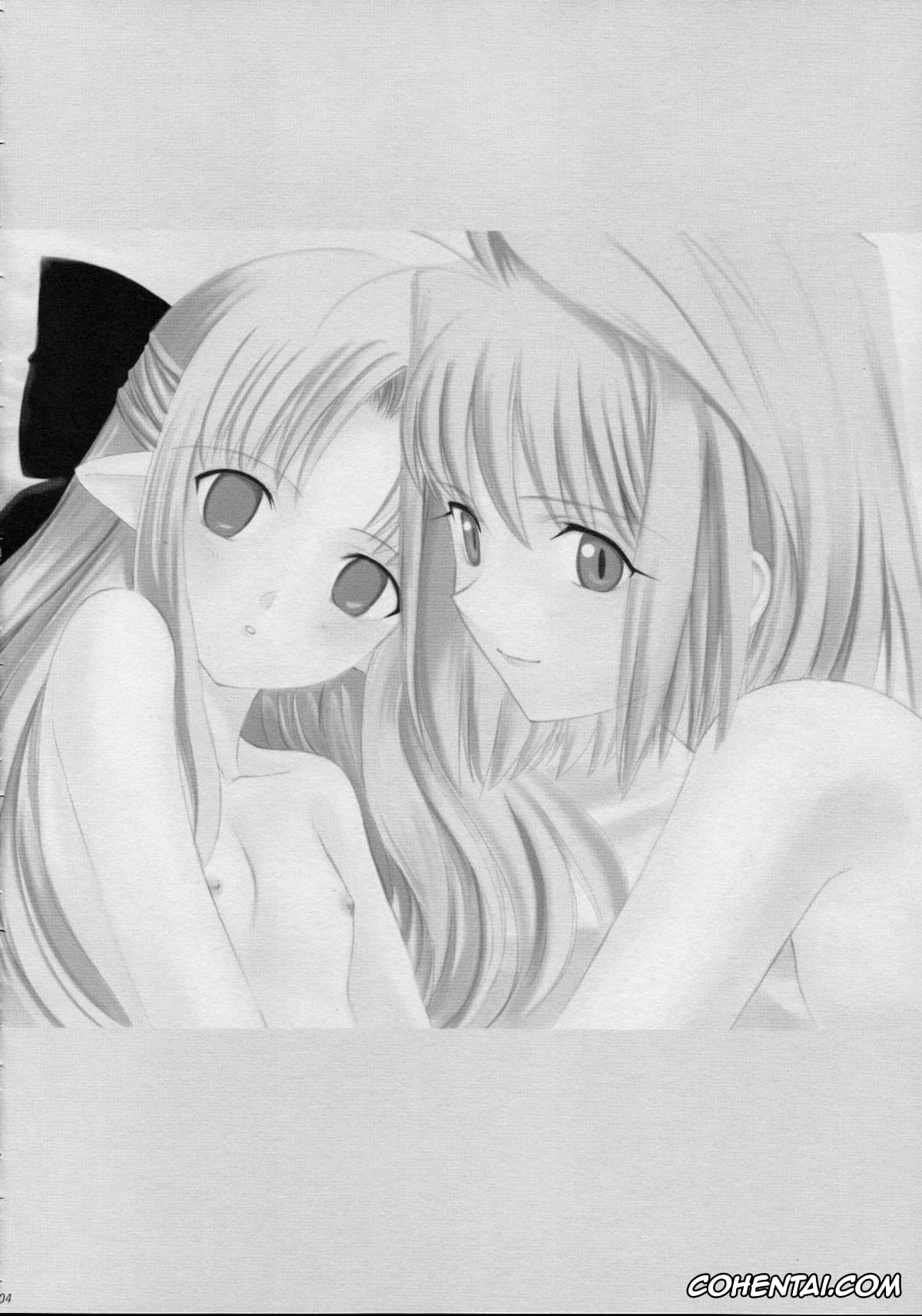 Tsukihime hentai, Akiha Tohno hentai, Hisui hentai, Kohaku hentai, Shiki Tohno hentai, Sion Eltnam Atlasia hentai, Tsukihime Complex 3 «Red» (Tsukihime), pagina 3