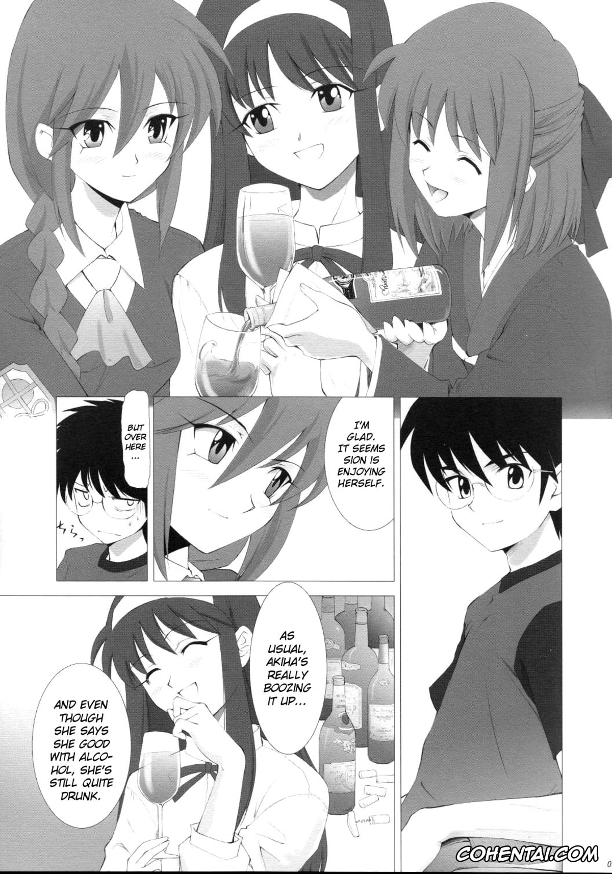 Tsukihime porno, Akiha Tohno porno, Hisui porno, Kohaku porno, Shiki Tohno porno, Sion Eltnam Atlasia porno, Tsukihime Complex 3 «Red» (Tsukihime), pagina 8
