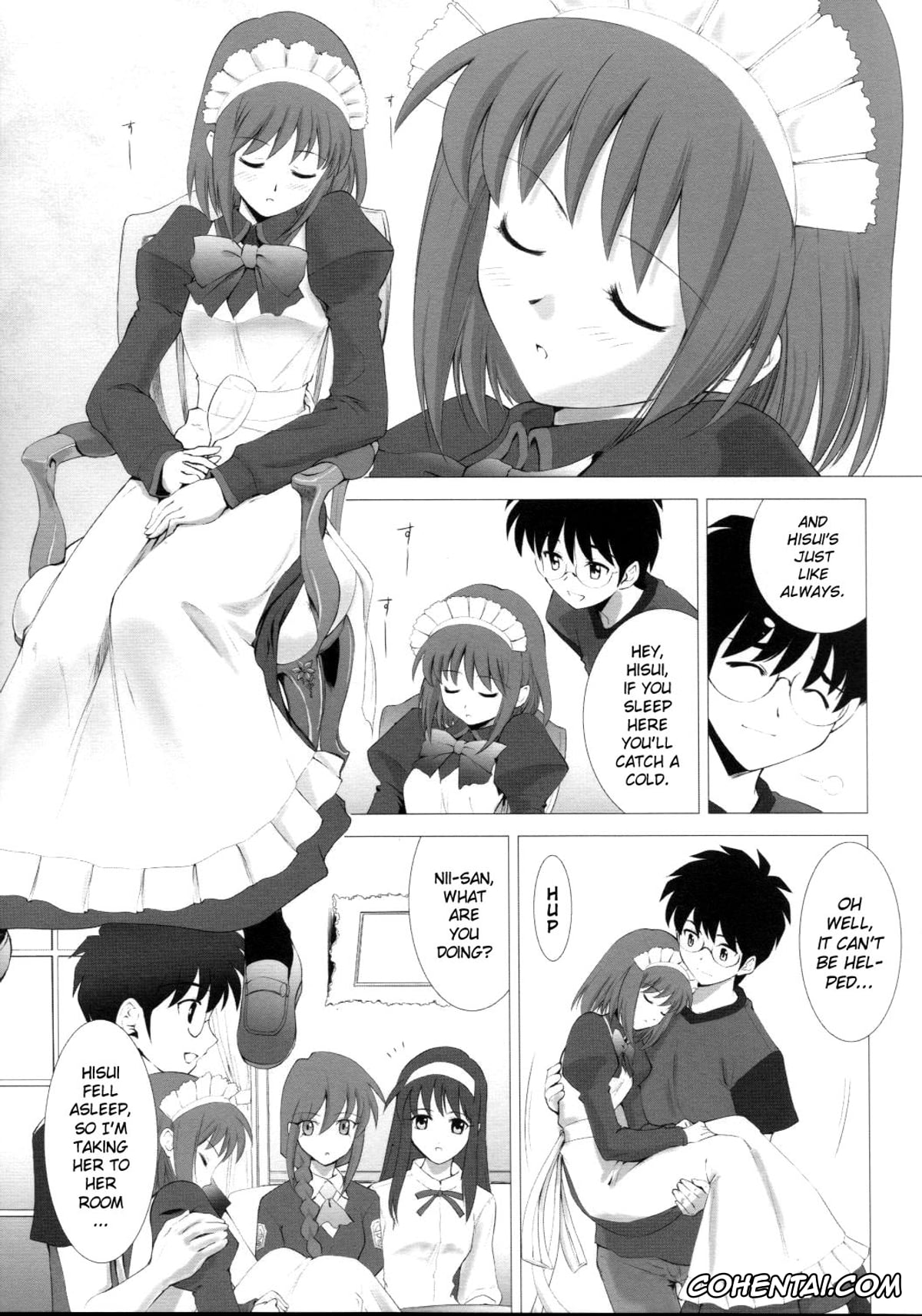 Tsukihime xxx, Akiha Tohno xxx, Hisui xxx, Kohaku xxx, Shiki Tohno xxx, Sion Eltnam Atlasia xxx, Tsukihime Complex 3 «Red» (Tsukihime), pagina 10