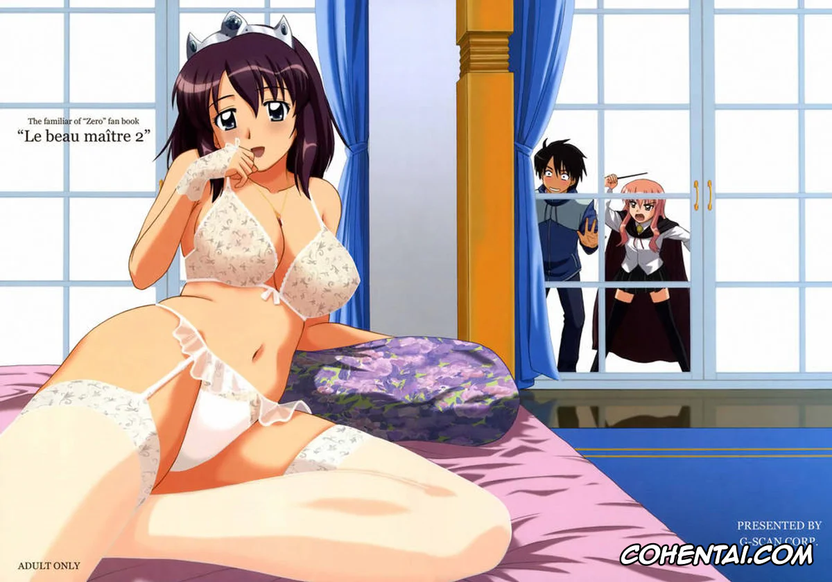 Zero No Tsukaima | The Familiar Of Zero hentai, Henrietta de Tristain hentai, Louise Francoise Le Blanc de La Valliere hentai, Saito Hiraga hentai, Le Beau Maitre 2 (Zero no Tsukaima), pagina 27