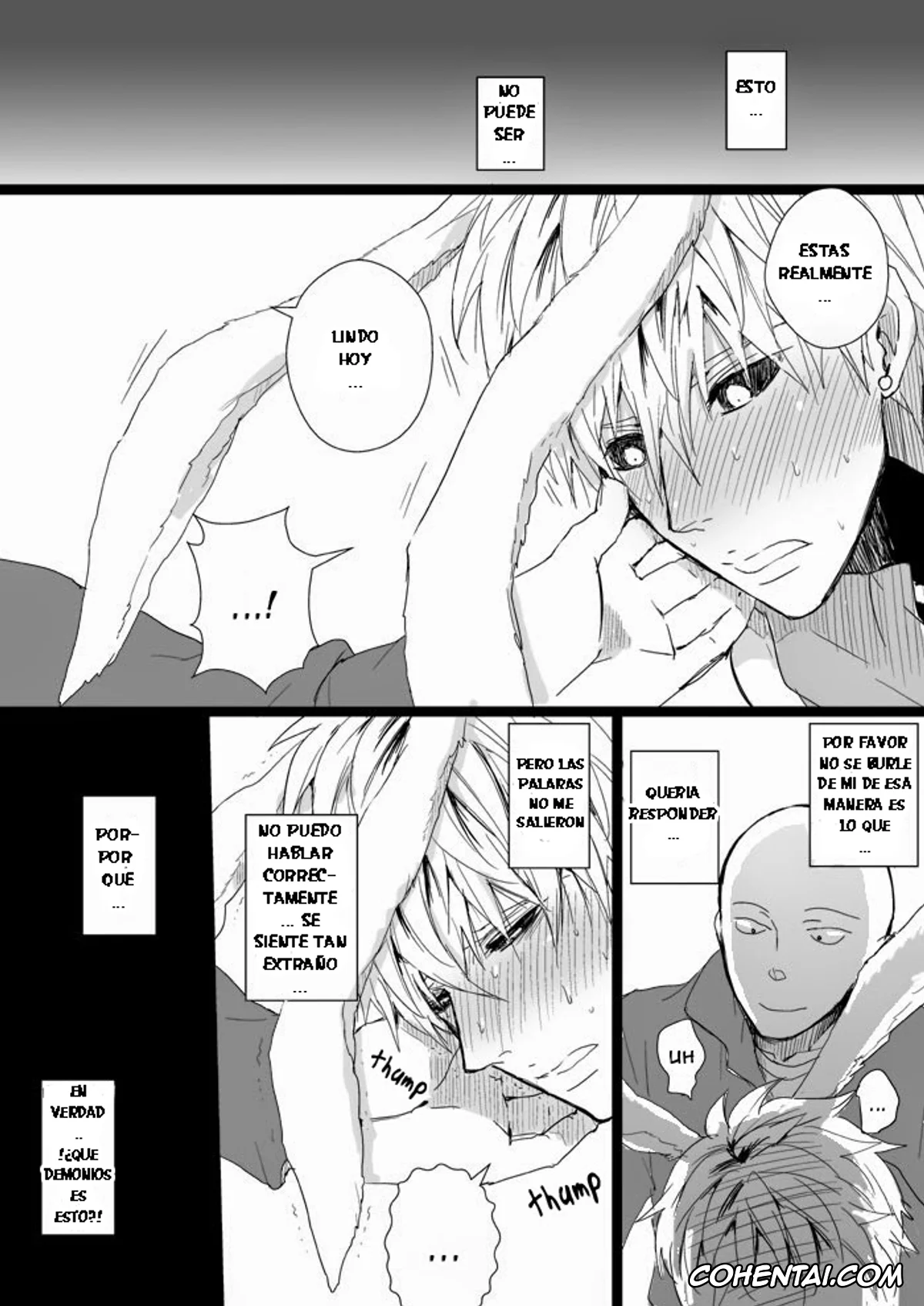 One Punch Man porno, Genos porno, Saitama porno, Usamimi Jeno Manga 2 (One Punch Man), pagina 5