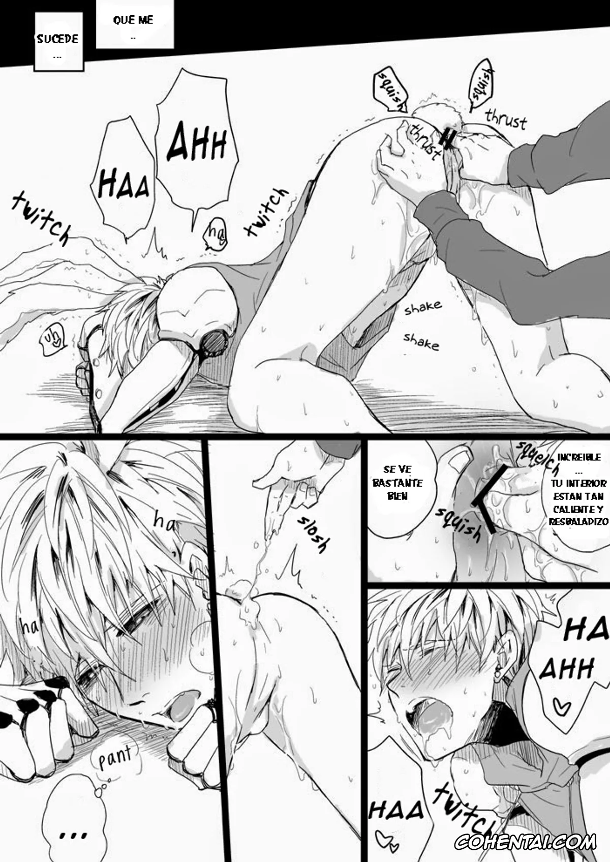 One Punch Man hentai, Genos hentai, Saitama hentai, Usamimi Jeno Manga 2 (One Punch Man), pagina 6