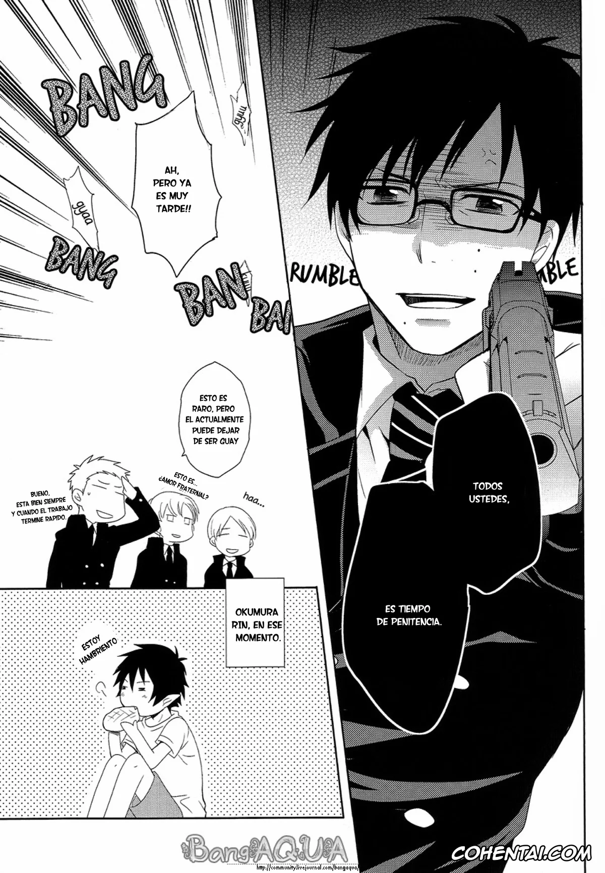 Ao No Exorcist | Blue Exorcist porno, Rin Okumura porno, Yukio Okumura porno, Toaru Ani-Baka no Exorcist. (Ao no Exorcist), pagina 8