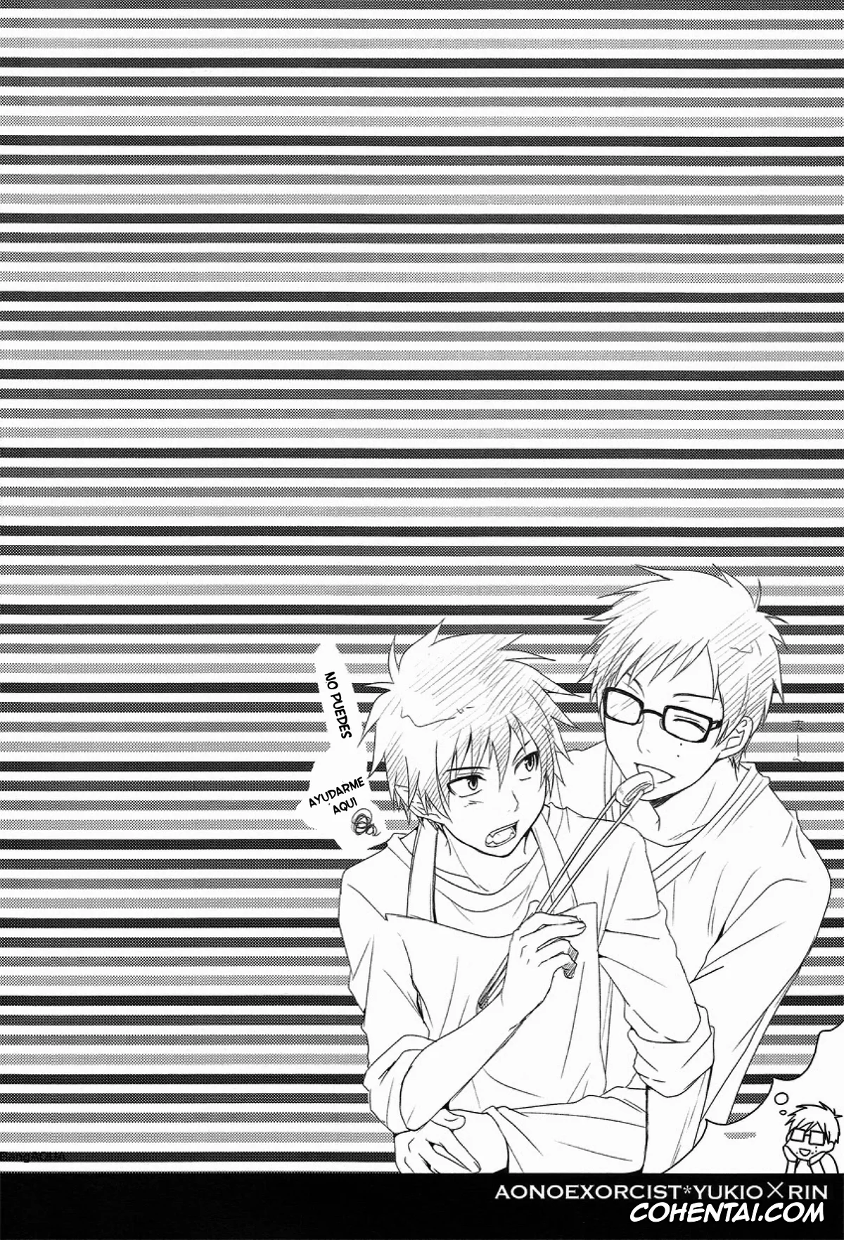 Ao No Exorcist | Blue Exorcist hentai, Rin Okumura hentai, Yukio Okumura hentai, Toaru Ani-Baka no Exorcist. (Ao no Exorcist), pagina 9