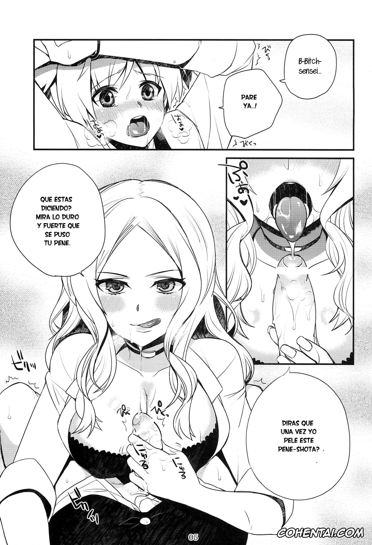 Ansatsu Kyoushitsu | Assassination Classroom xxx, Irina Jelavic xxx, Koro-sensei xxx, Bitch Sensei de Hokentaiiku (Ansatsu Kyoushitsu), pagina 4