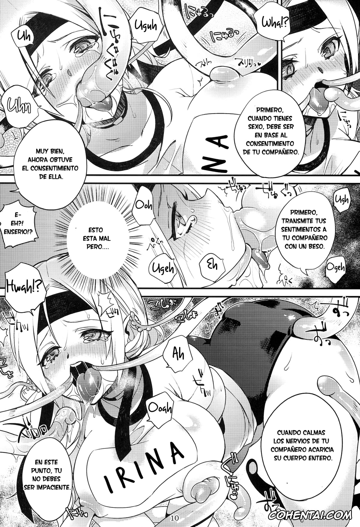 Ansatsu Kyoushitsu | Assassination Classroom hentai, Irina Jelavic hentai, Koro-sensei hentai, Bitch Sensei de Hokentaiiku (Ansatsu Kyoushitsu), pagina 9