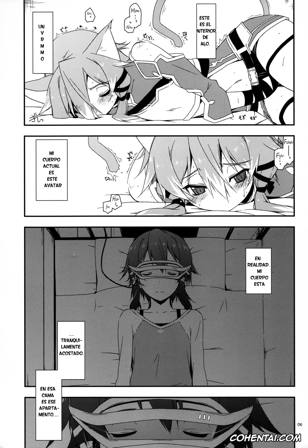 Sword Art Online hentai, Shino Asada | Sinon hentai, Difference (Sword Art Online), pagina 6