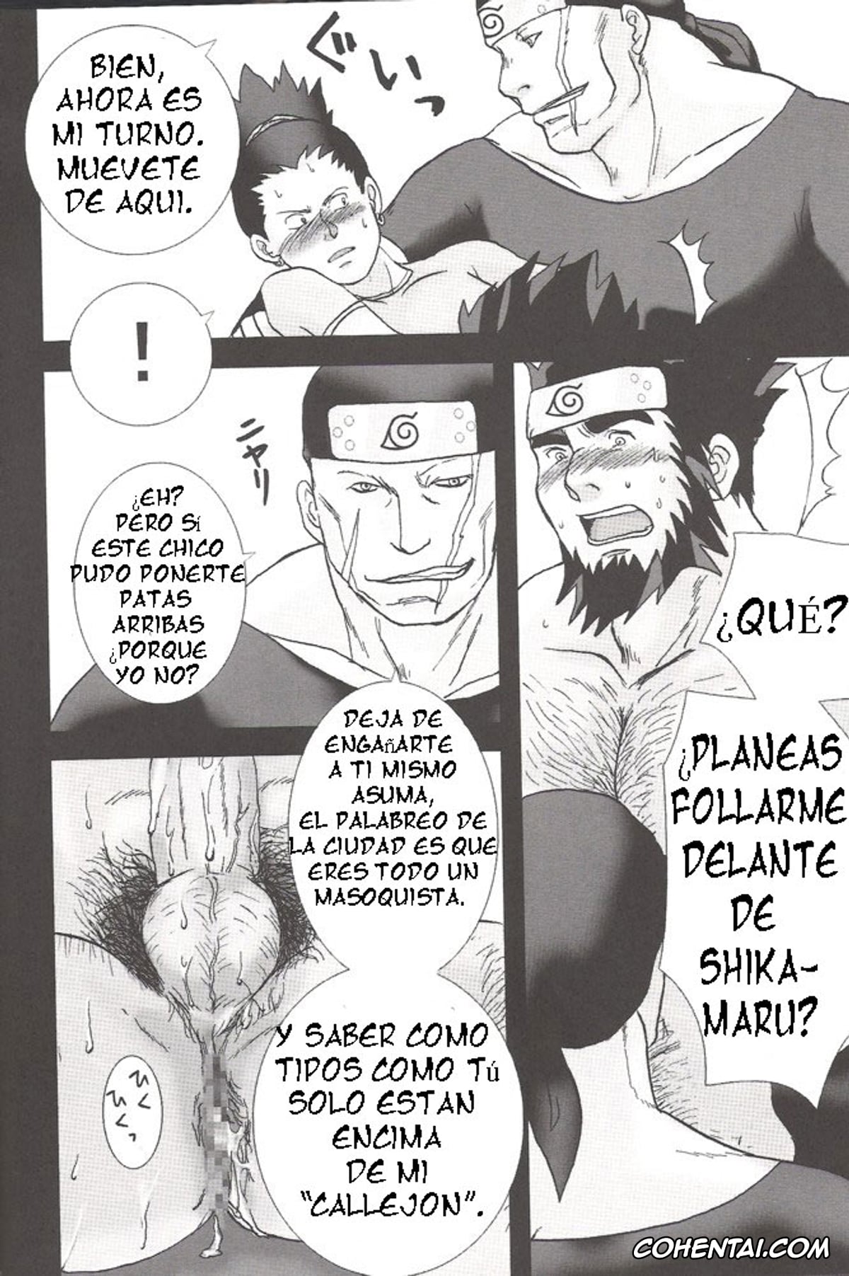 NARUTO porno, Asuma Sarutobi porno, Ibiki Morino porno, Konoha Hige Jouka (Naruto), pagina 17