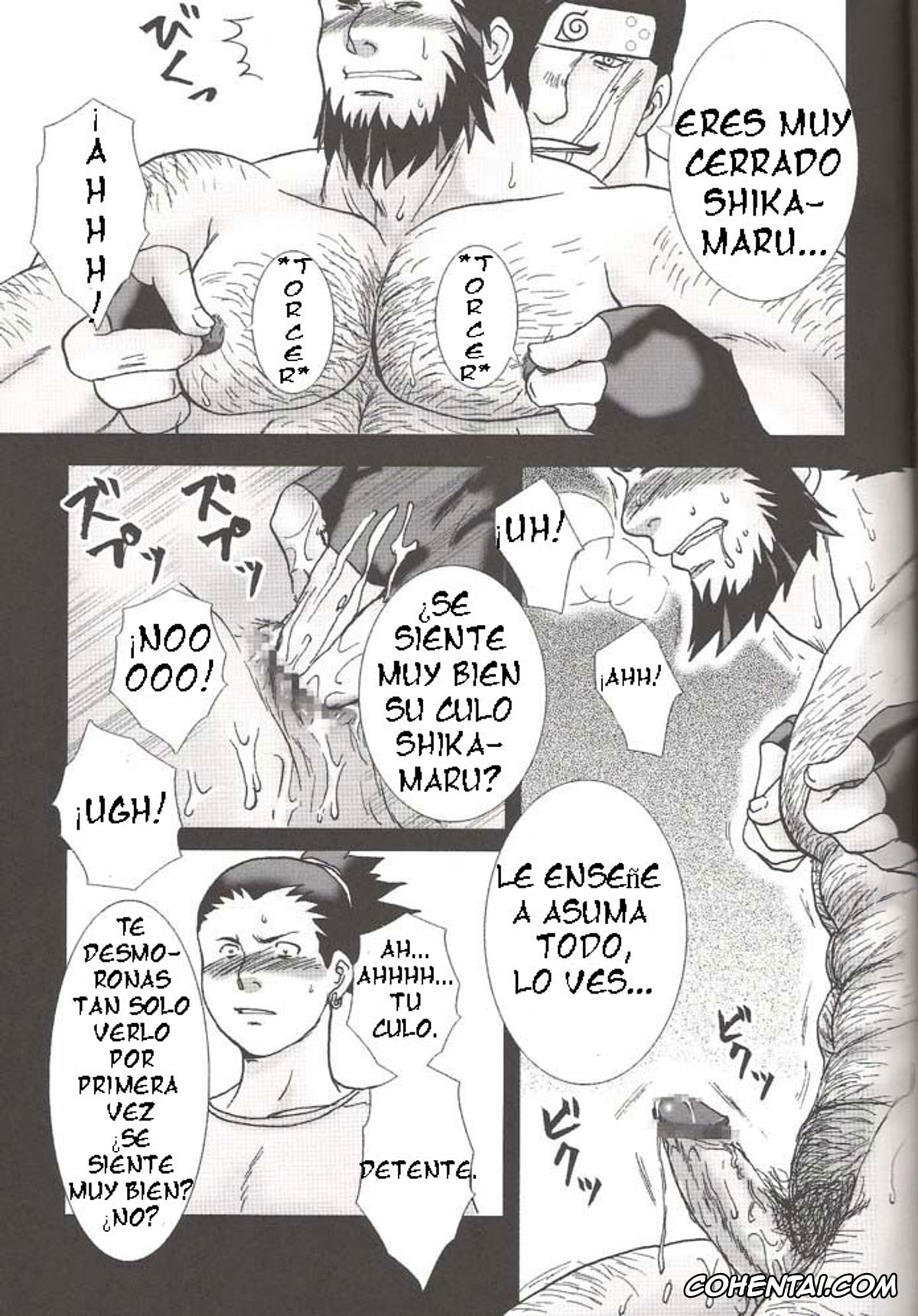 NARUTO hentai, Asuma Sarutobi hentai, Ibiki Morino hentai, Konoha Hige Jouka (Naruto), pagina 18