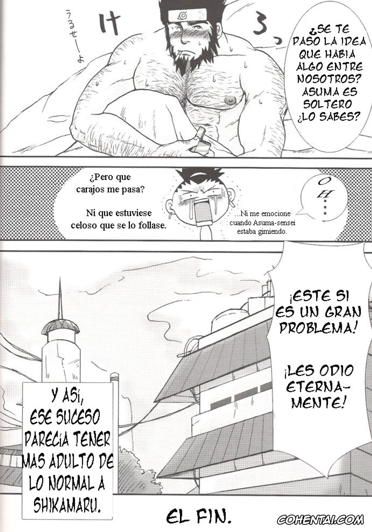 NARUTO hentai, Asuma Sarutobi hentai, Ibiki Morino hentai, Konoha Hige Jouka (Naruto), pagina 27