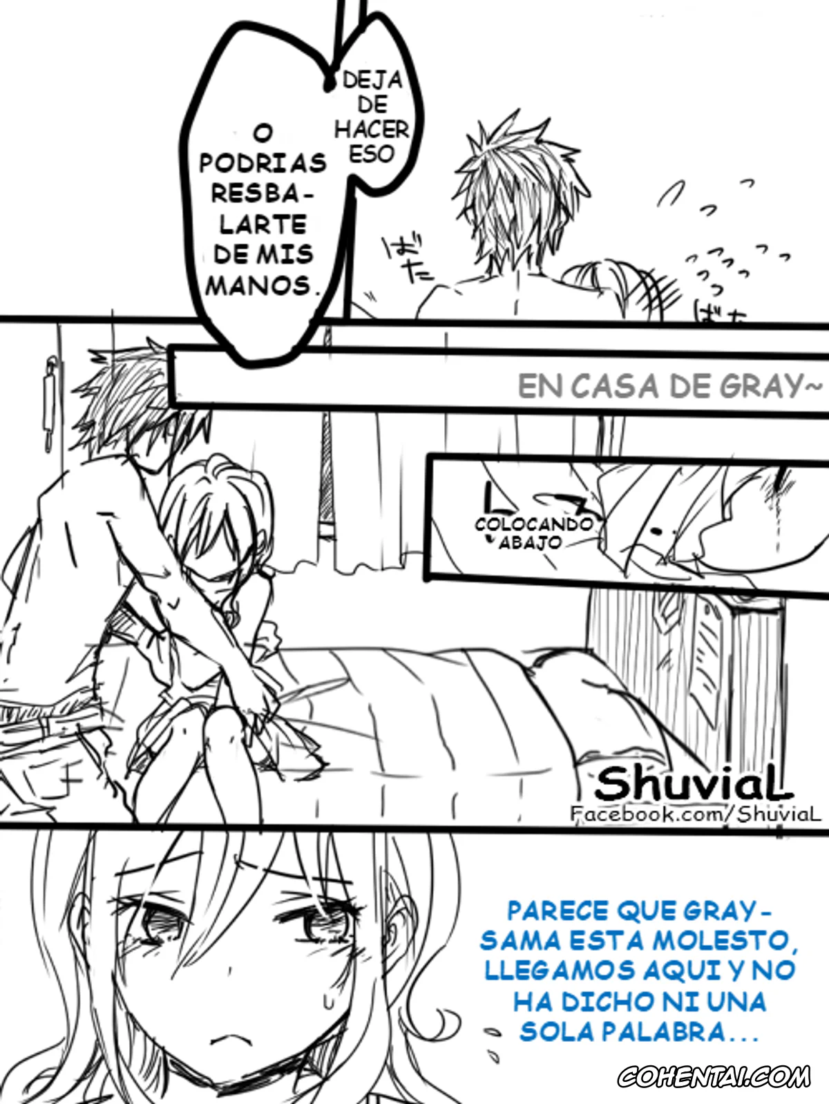 Fairy Tail porno, Gray Fullbuster porno, Juvia Lockser porno, DOUJINSHI GRUVIA R-18 (Fairy Tail), pagina 17