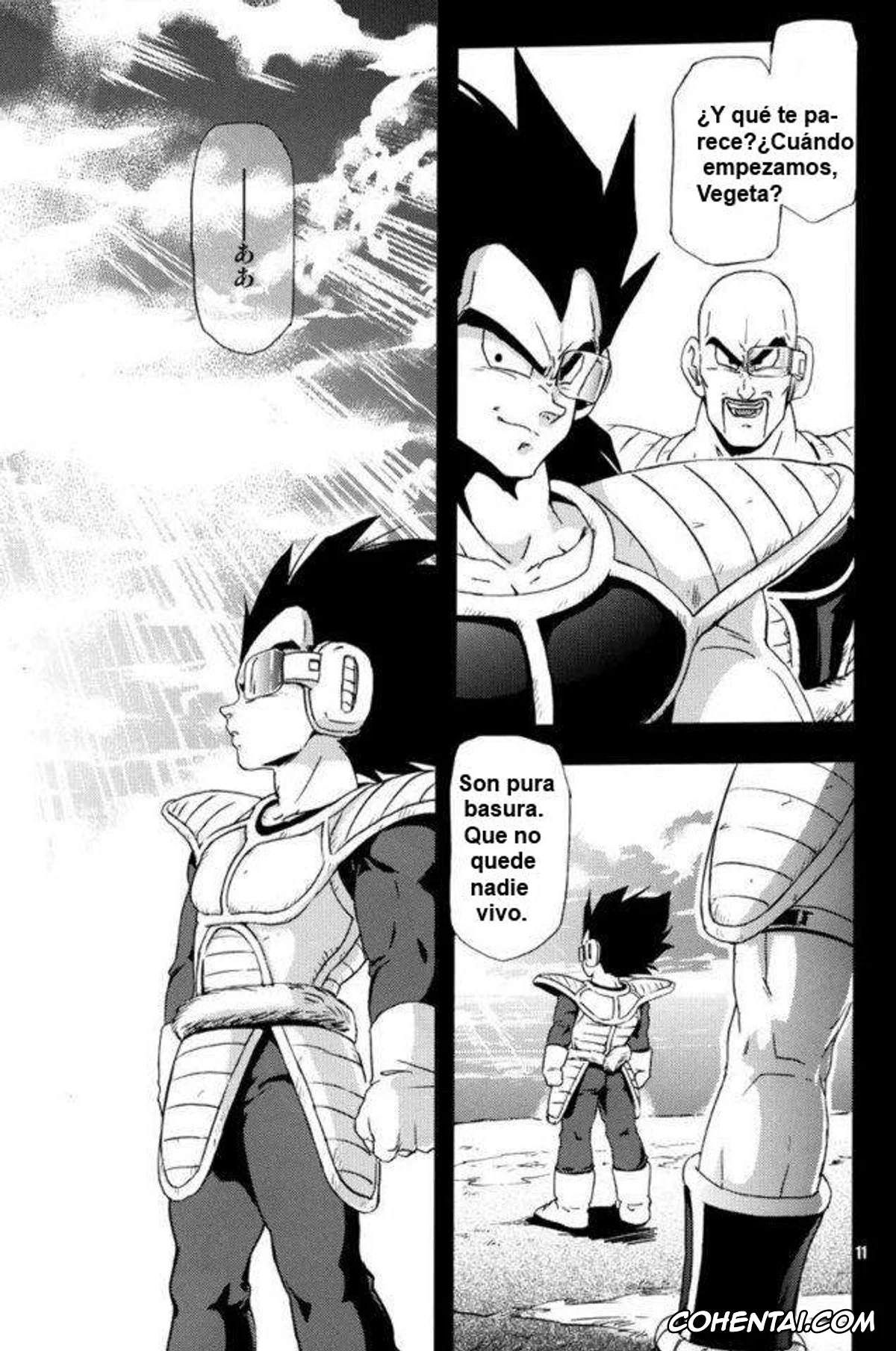 Dragon Ball Z porno, Bardock porno, Son Goku porno, Vegeta porno, Kemono-tachi wa Furusato o Mezasu (Dragon Ball Z), pagina 8