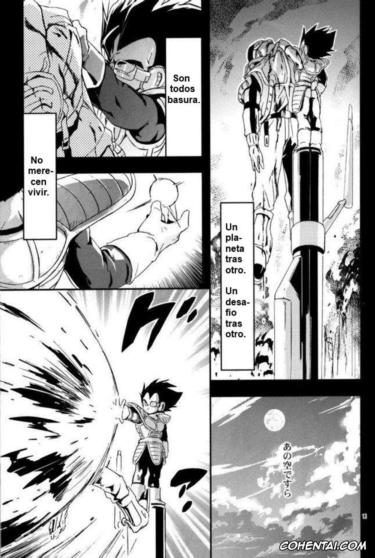 Dragon Ball Z xxx, Bardock xxx, Son Goku xxx, Vegeta xxx, Kemono-tachi wa Furusato o Mezasu (Dragon Ball Z), pagina 10