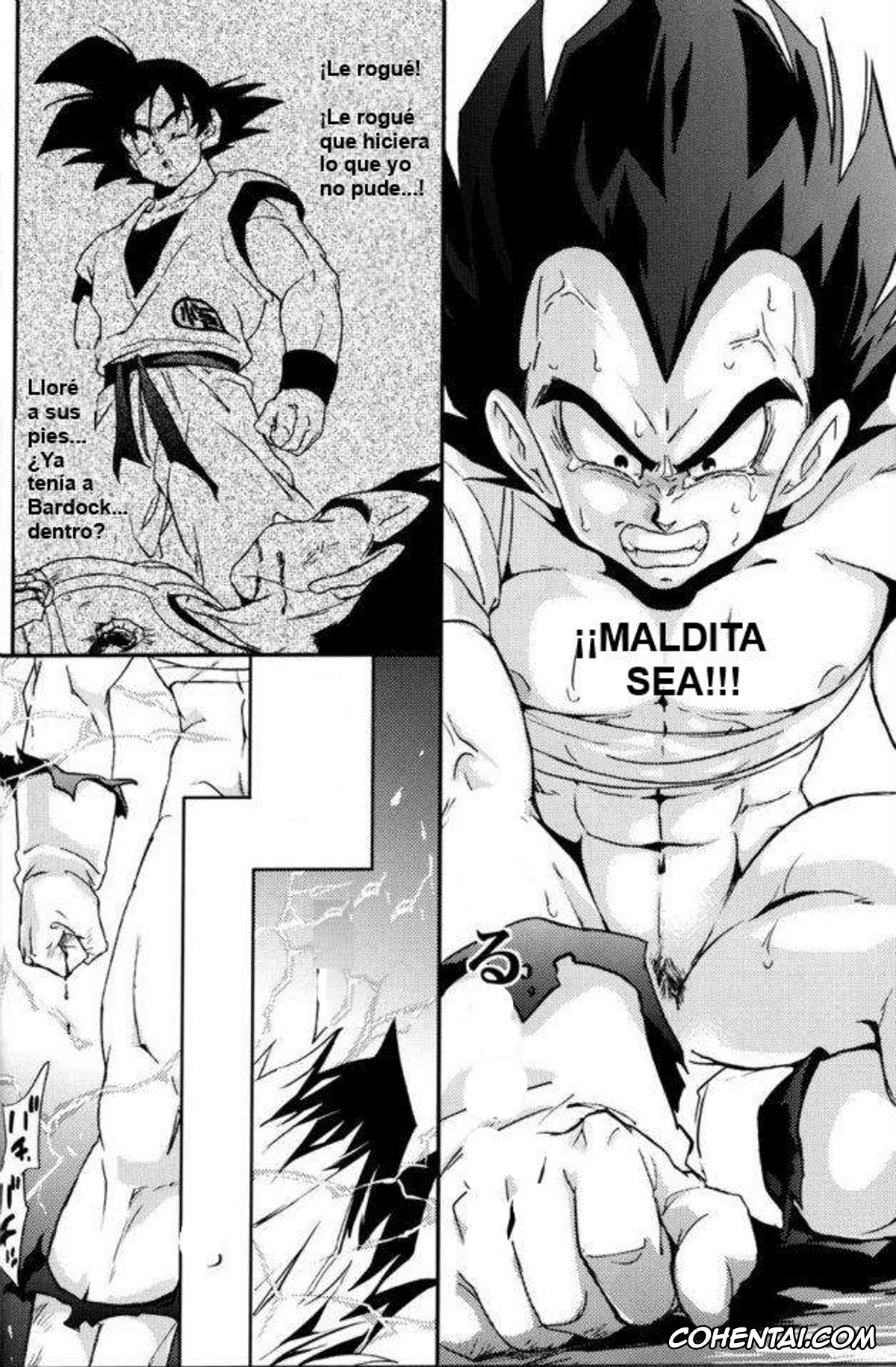 Dragon Ball Z hentai, Bardock hentai, Son Goku hentai, Vegeta hentai, Kemono-tachi wa Furusato o Mezasu (Dragon Ball Z), pagina 27