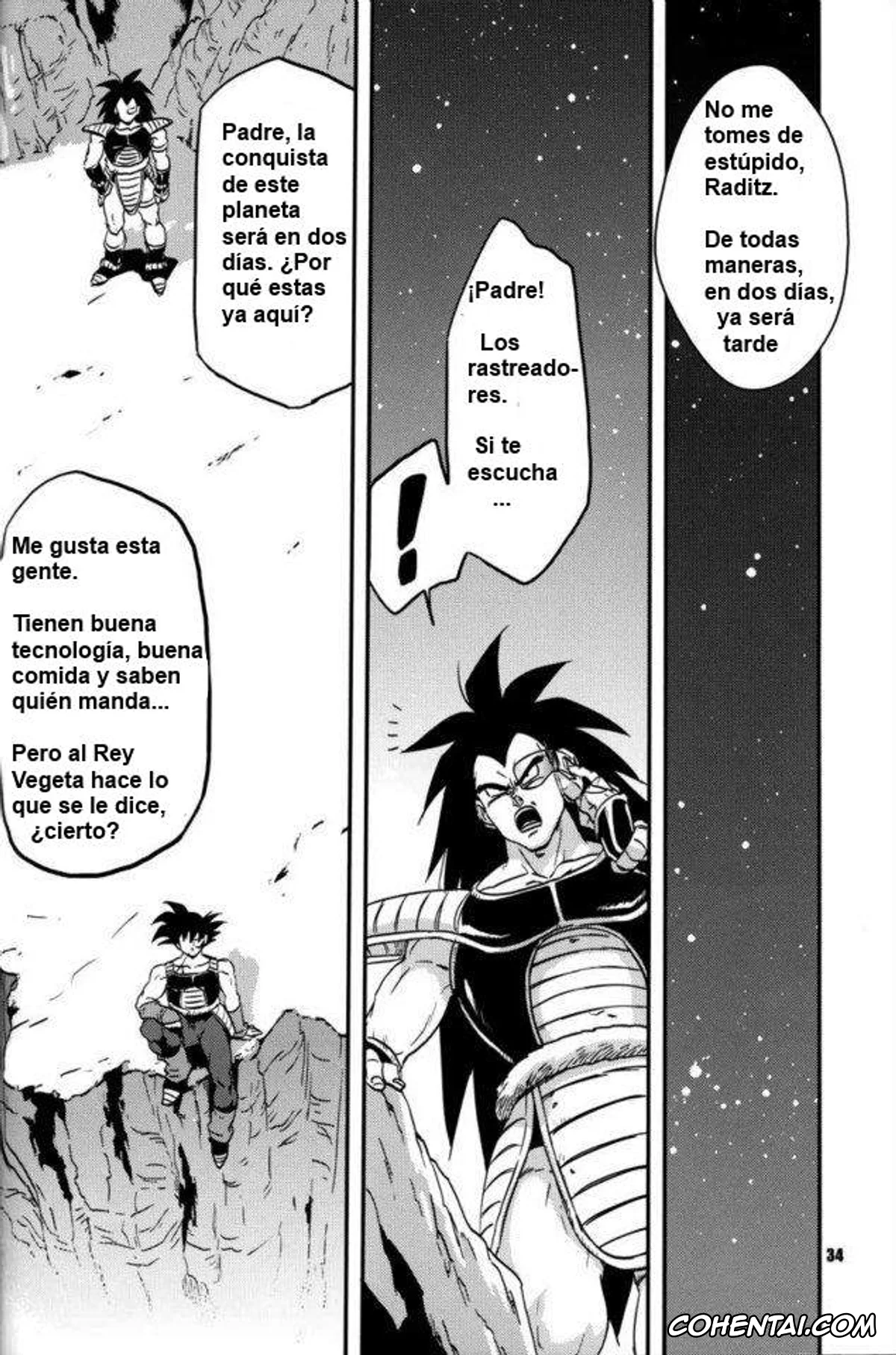 Dragon Ball Z xxx, Bardock xxx, Son Goku xxx, Vegeta xxx, Kemono-tachi wa Furusato o Mezasu (Dragon Ball Z), pagina 28