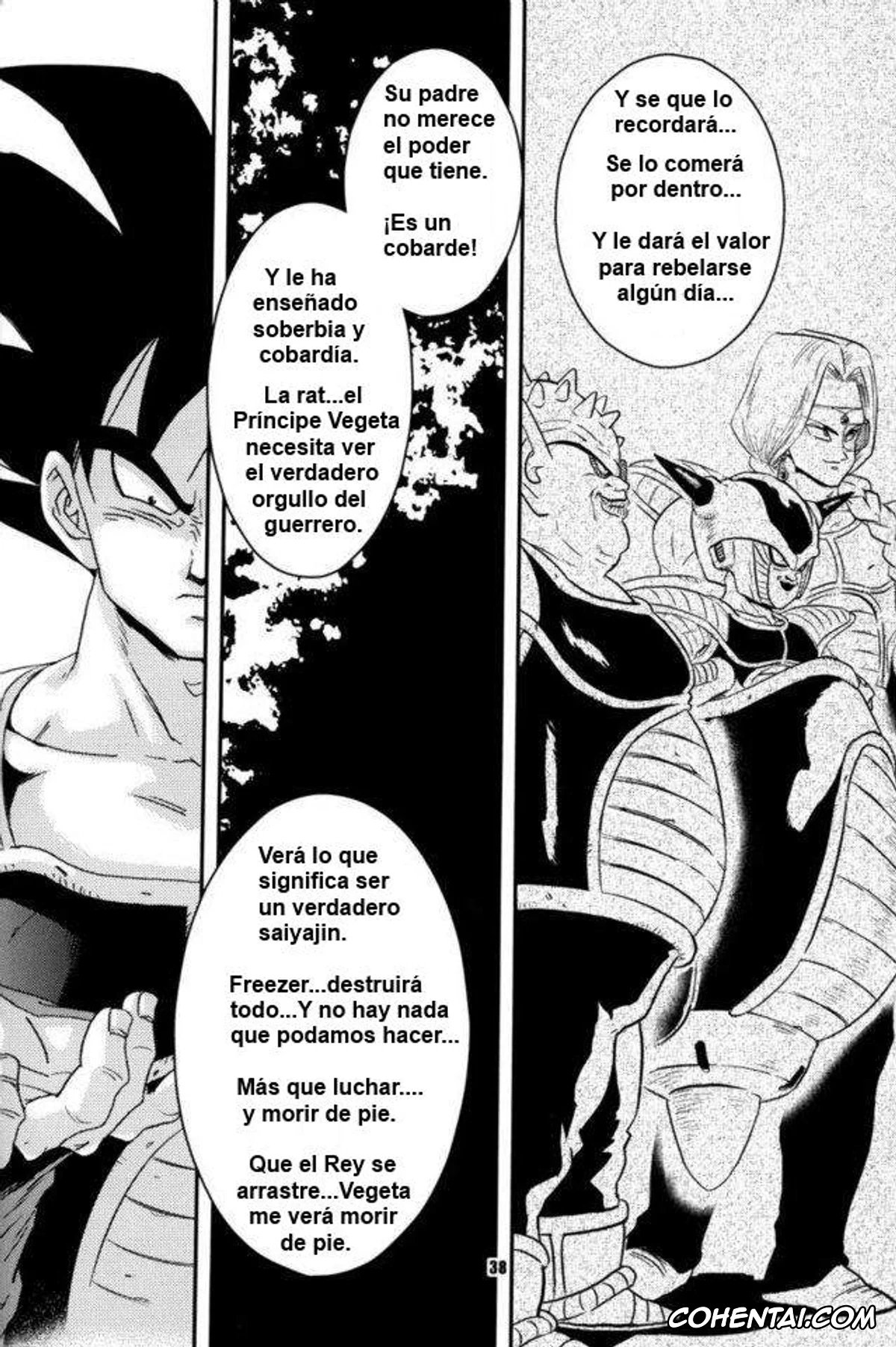 Dragon Ball Z porno, Bardock porno, Son Goku porno, Vegeta porno, Kemono-tachi wa Furusato o Mezasu (Dragon Ball Z), pagina 35