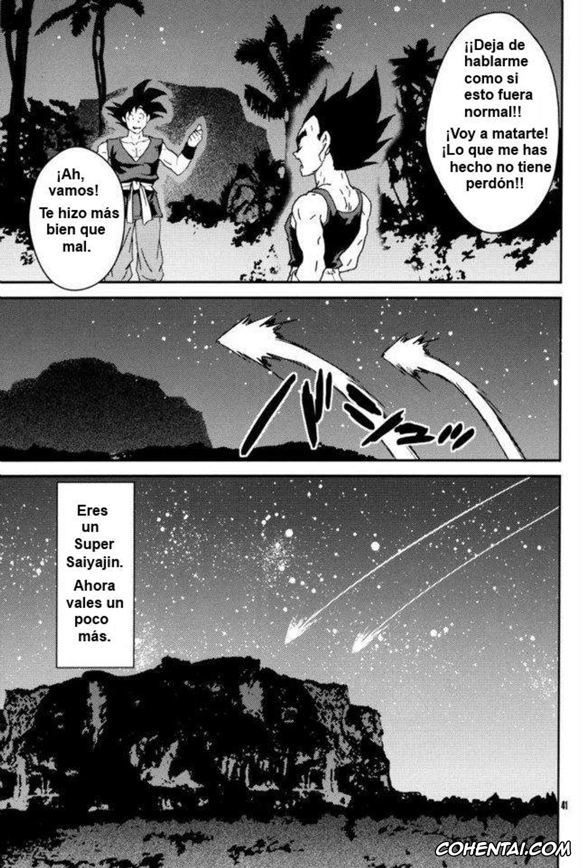 Dragon Ball Z hentai, Bardock hentai, Son Goku hentai, Vegeta hentai, Kemono-tachi wa Furusato o Mezasu (Dragon Ball Z), pagina 39