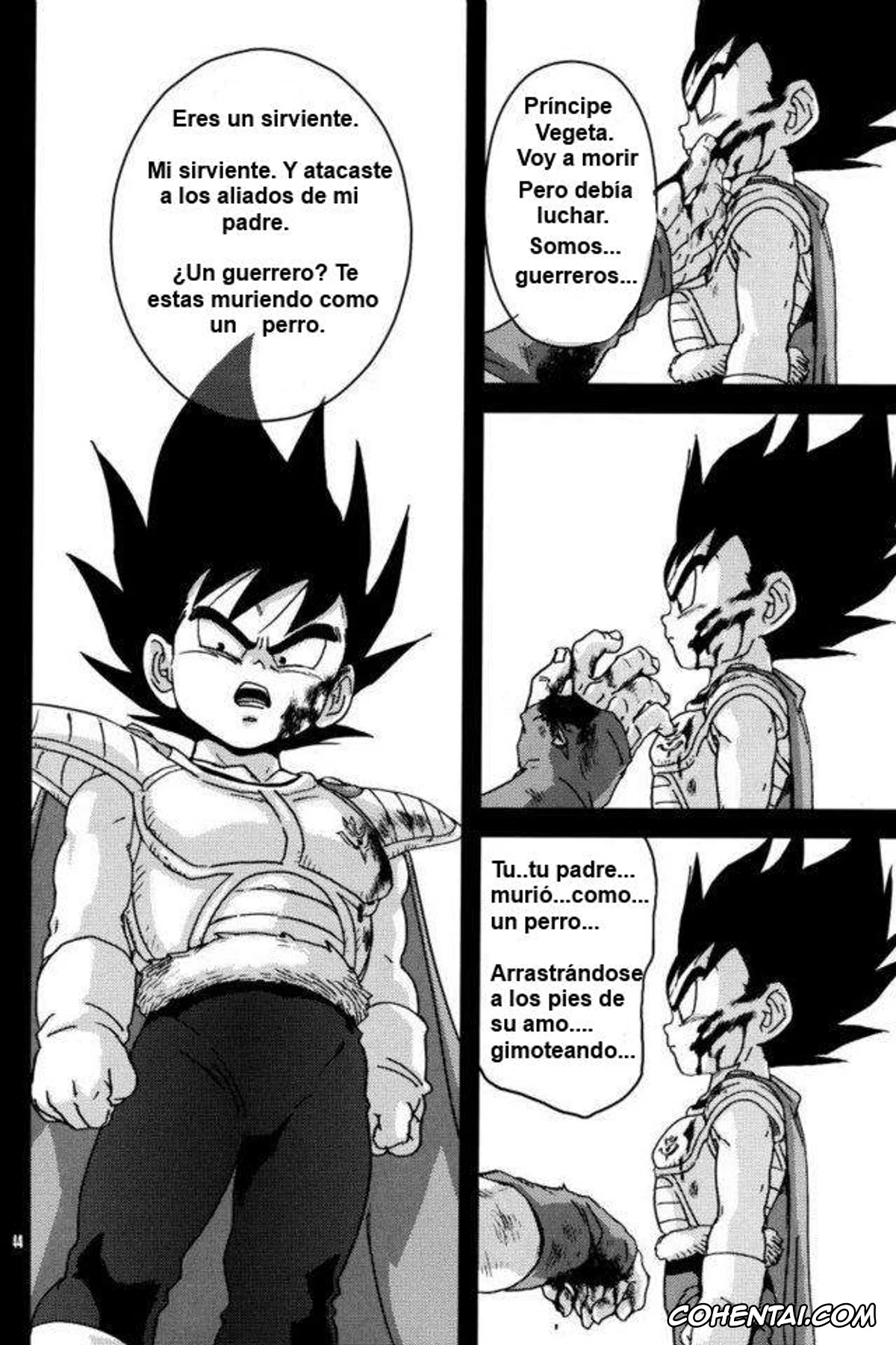 Dragon Ball Z hentai, Bardock hentai, Son Goku hentai, Vegeta hentai, Kemono-tachi wa Furusato o Mezasu (Dragon Ball Z), pagina 42