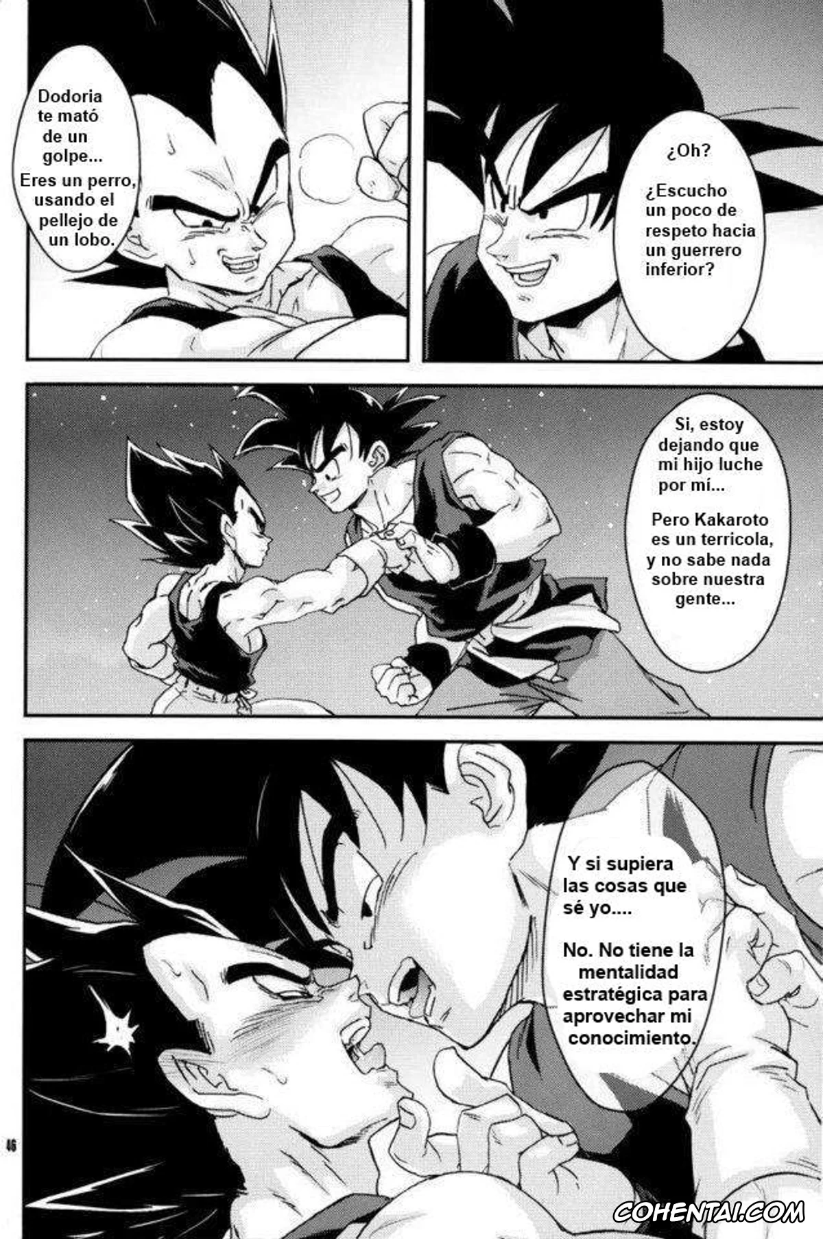 Dragon Ball Z porno, Bardock porno, Son Goku porno, Vegeta porno, Kemono-tachi wa Furusato o Mezasu (Dragon Ball Z), pagina 44