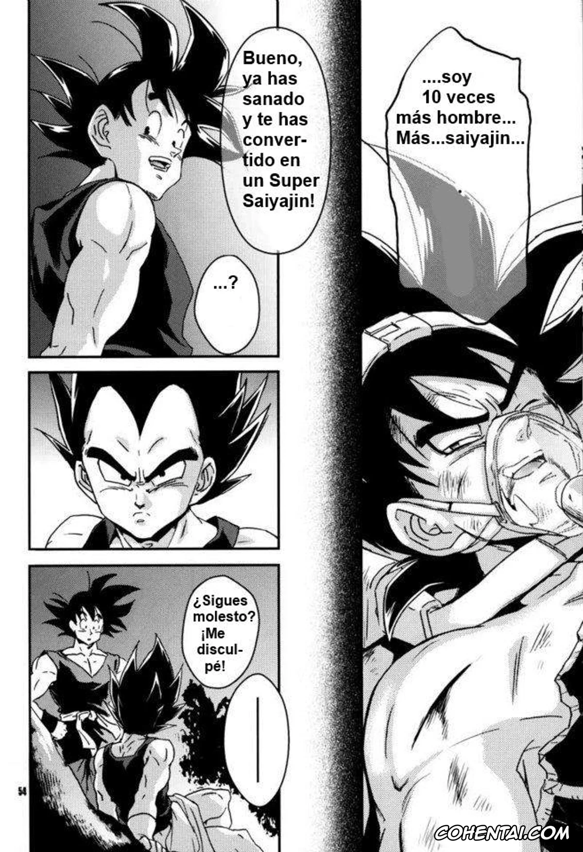 Dragon Ball Z xxx, Bardock xxx, Son Goku xxx, Vegeta xxx, Kemono-tachi wa Furusato o Mezasu (Dragon Ball Z), pagina 52